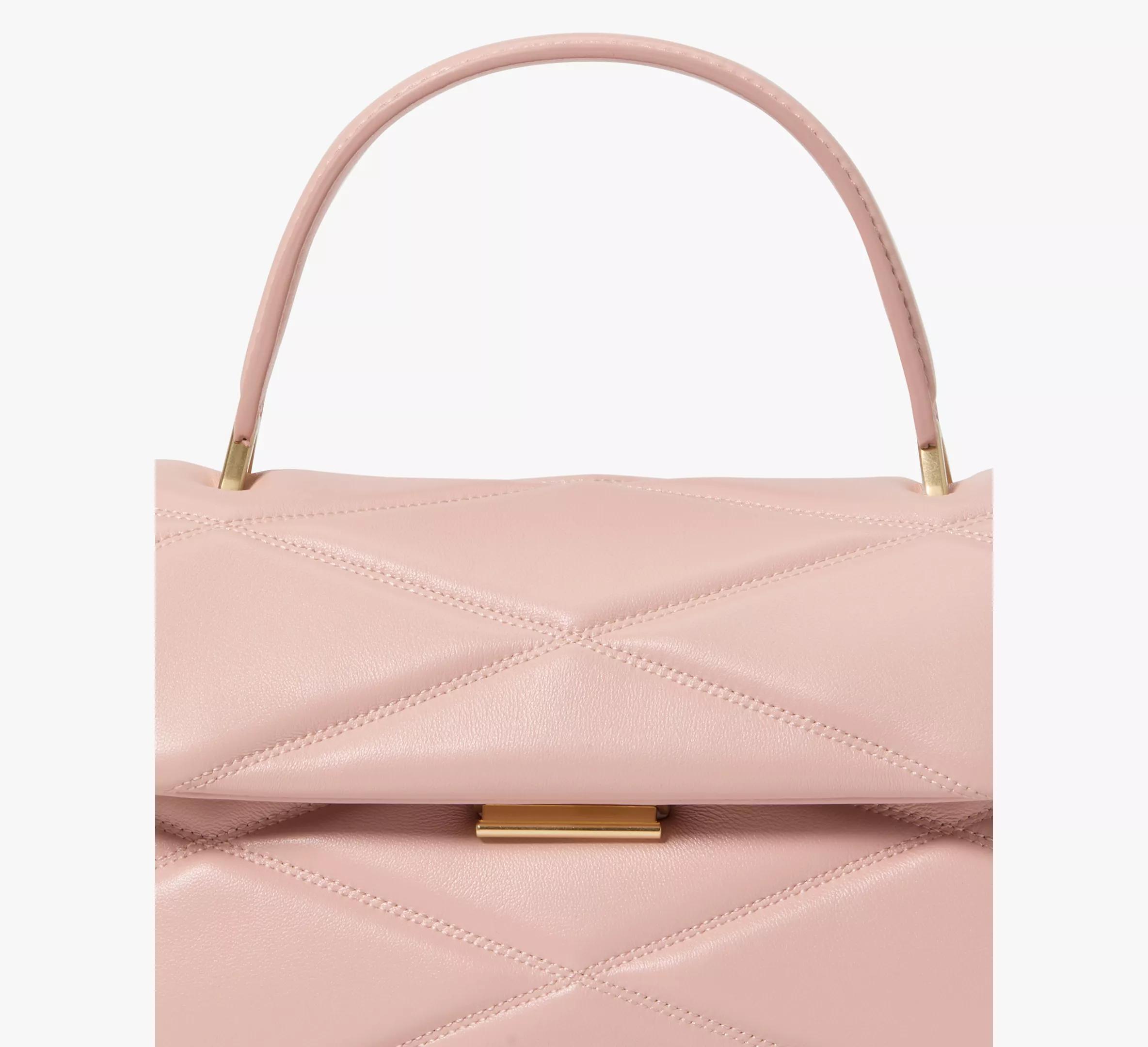 Grace Quilted Top Handle Bag Product Image