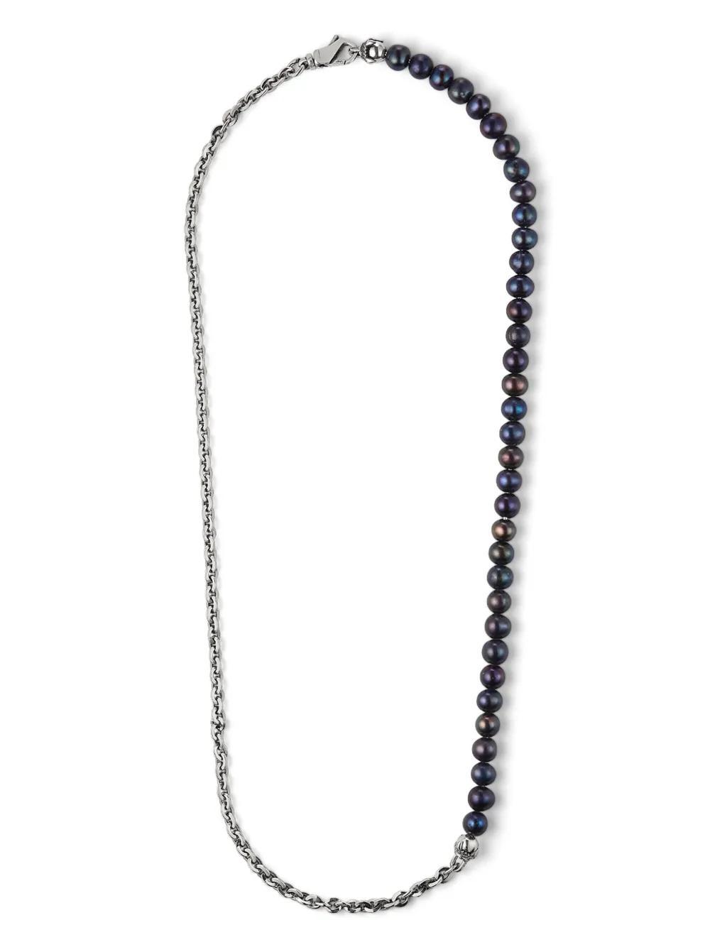 EMANUELE BICOCCHI Freshwater-pearl Chain Necklace In Silver Product Image