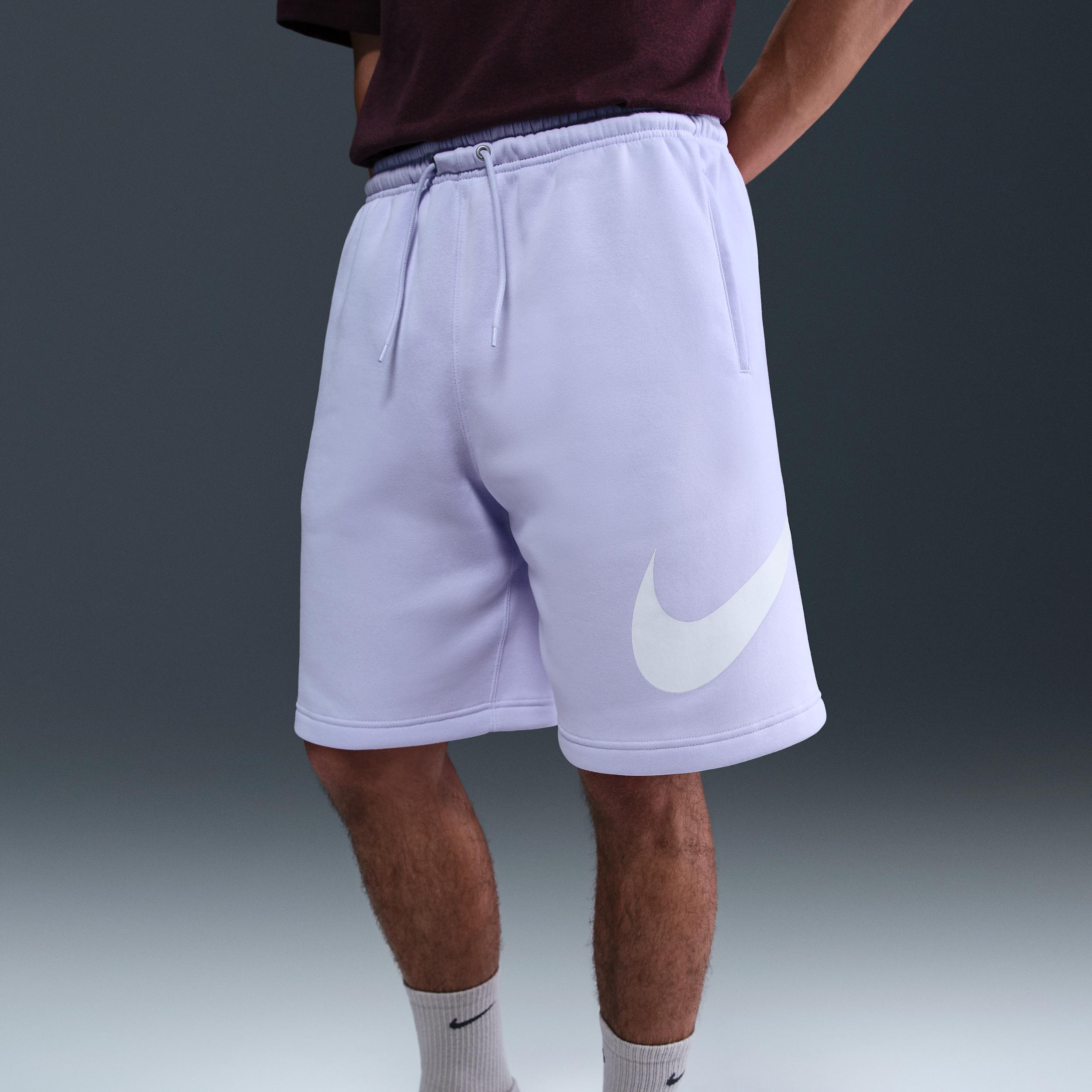 Men's Nike MNK Club Basketball Shorts, Size: XL, Dark Grey Grey Product Image