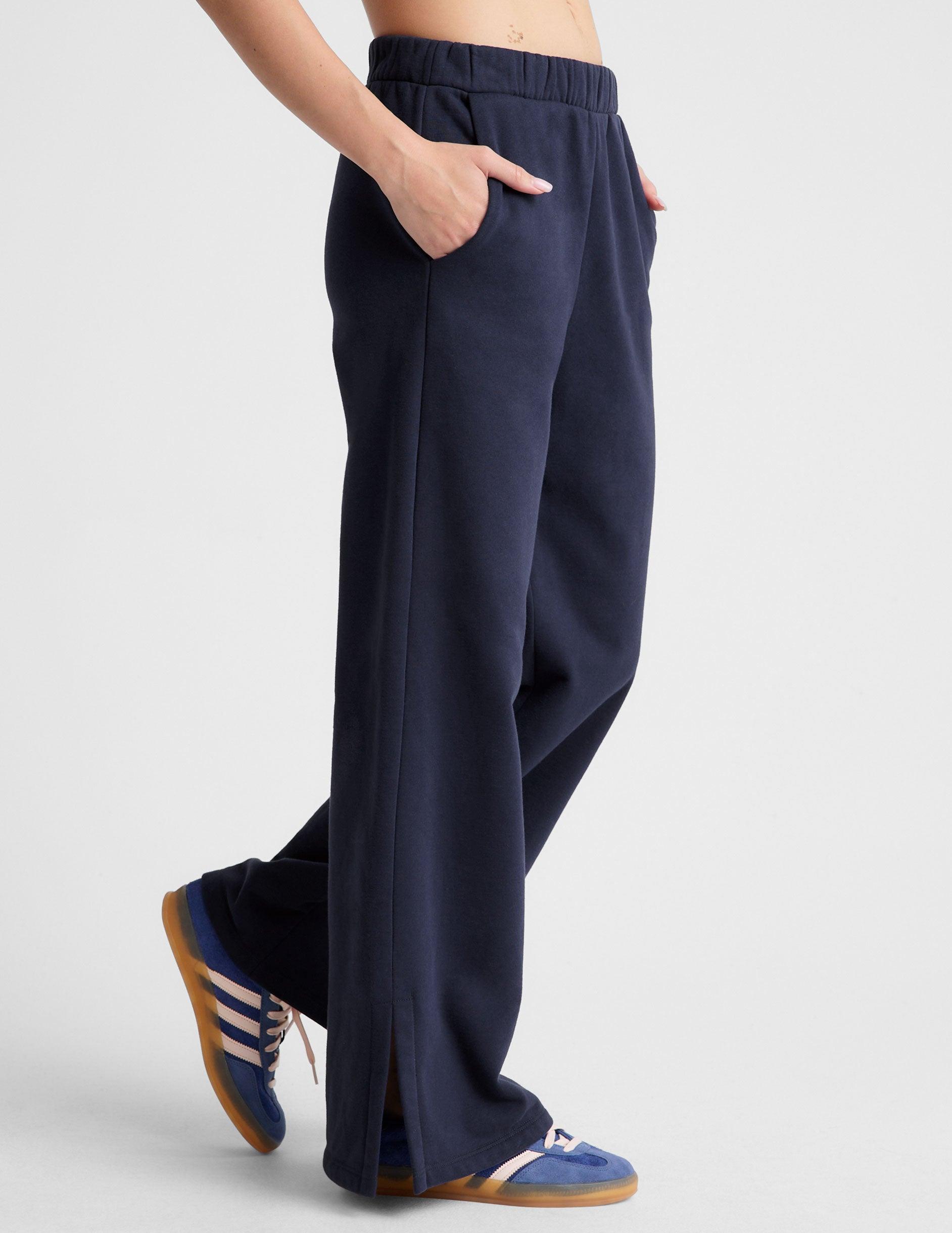 LuxeFleece Wide Leg Pant Product Image