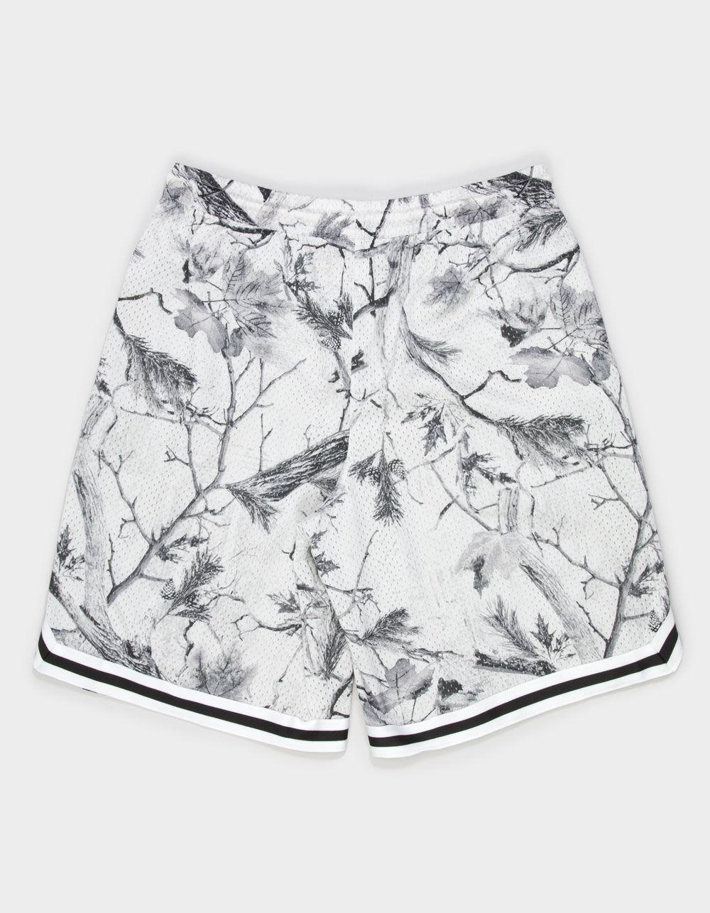RSQ Mens Ribbed Trim Basketball Shorts - LIGHT GRAY Product Image