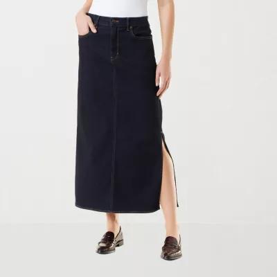 Gloria Vanderbilt Womens High Rise Maxi Skirt Product Image