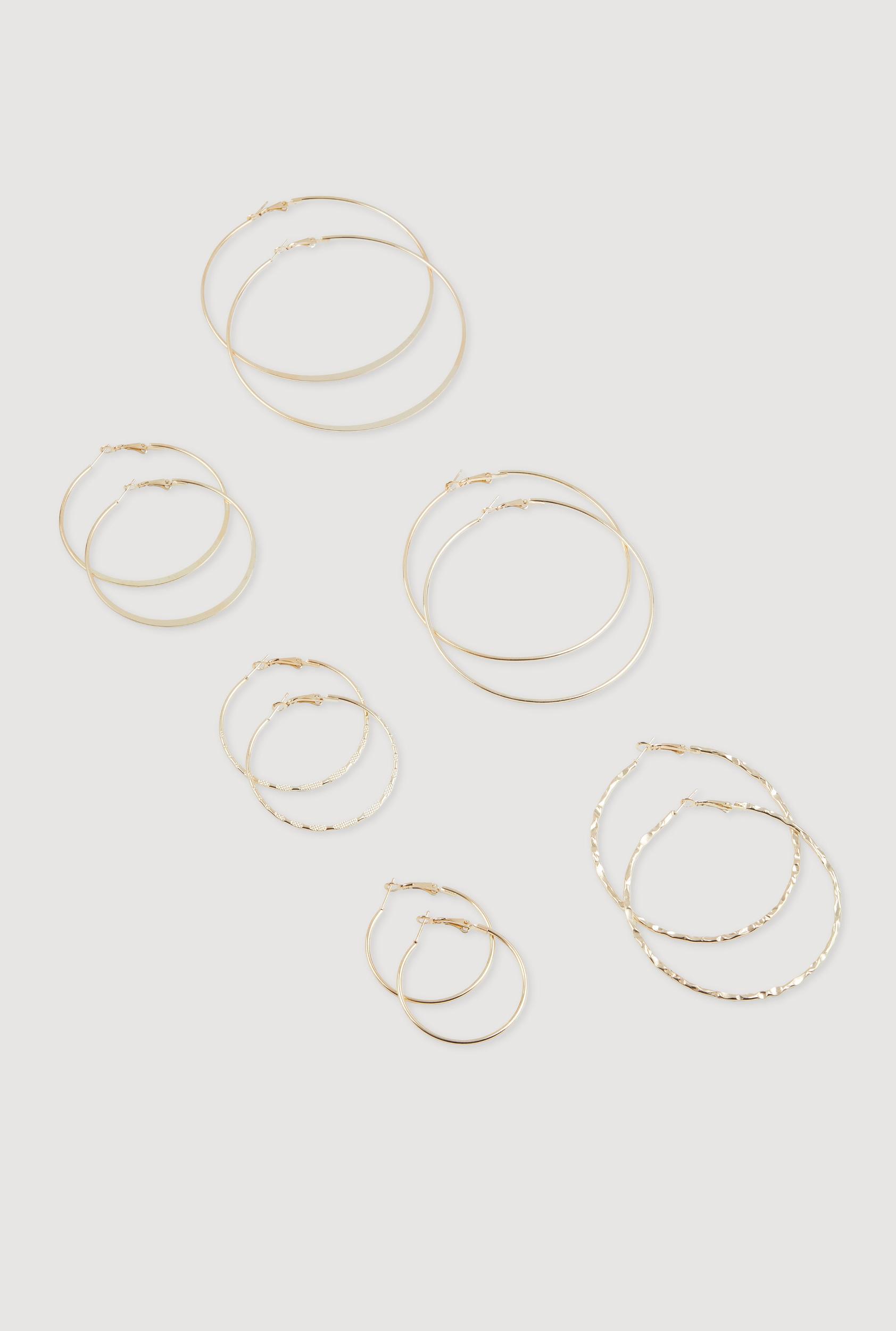 Plus Size Cubic Zirconia Assorted Metallic Bangles Set Male Product Image