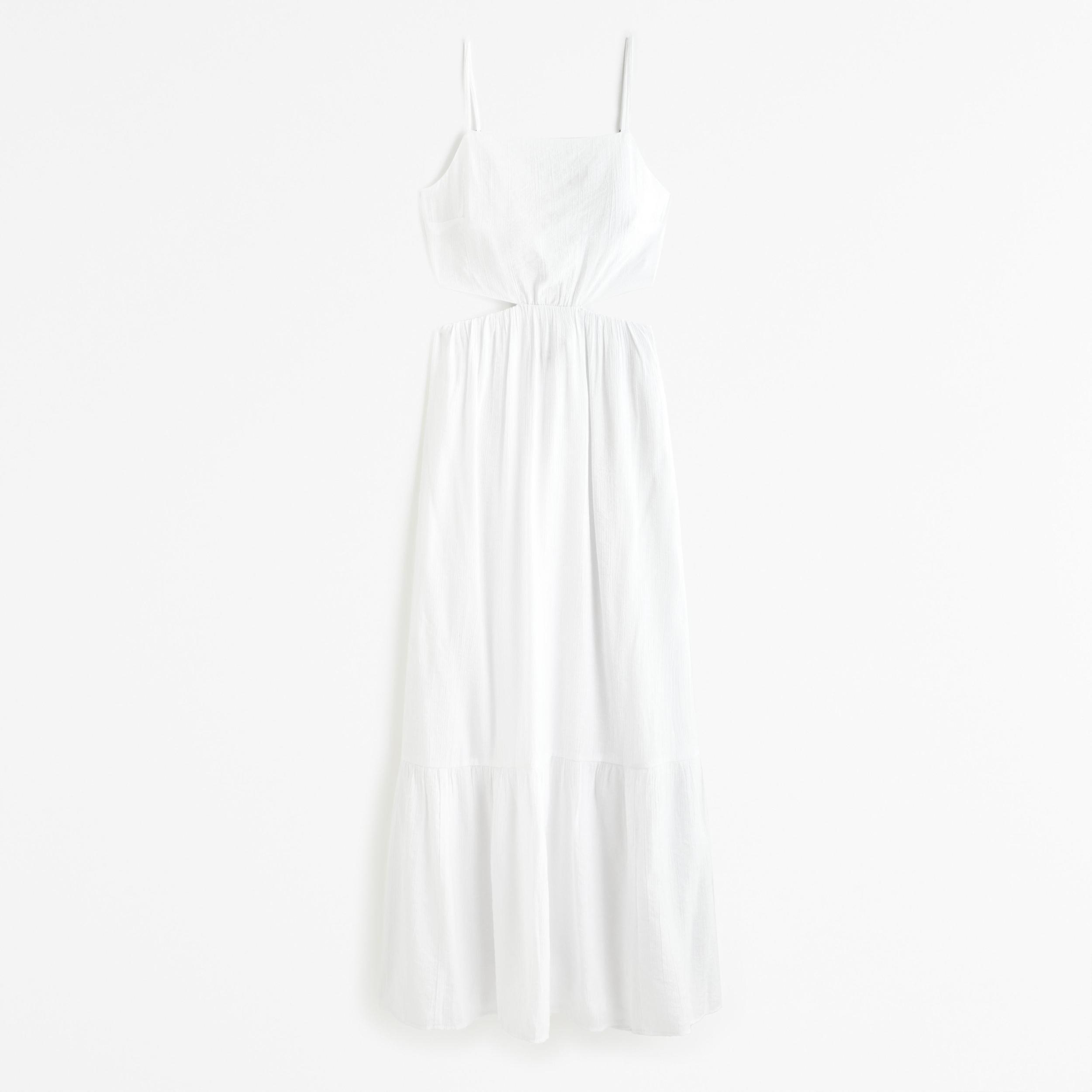 Crinkle Textured Cutout Maxi Dress Product Image