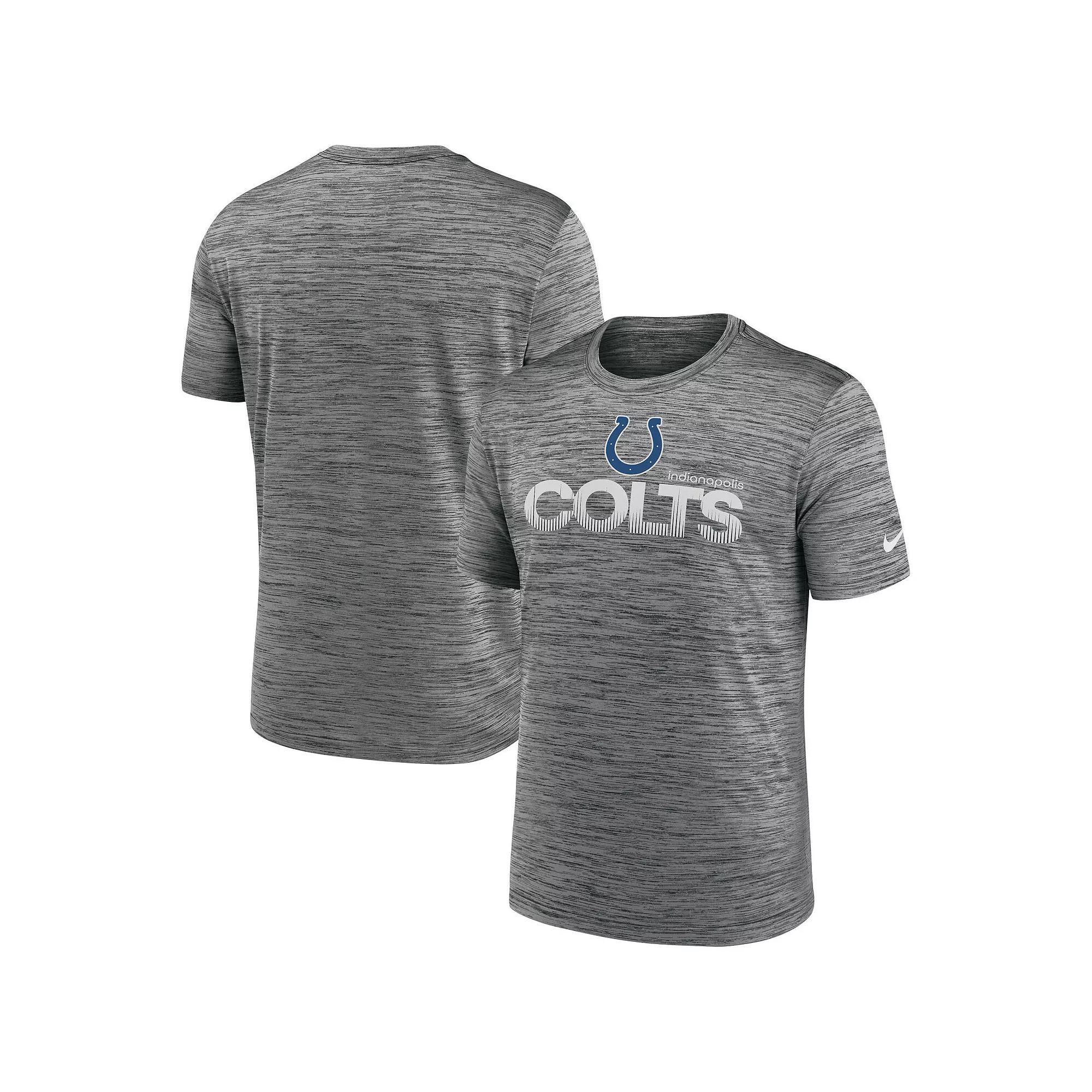 Mens Nike Anthracite Los Angeles Rams Blitz Velocity Modern Performance T-Shirt Product Image