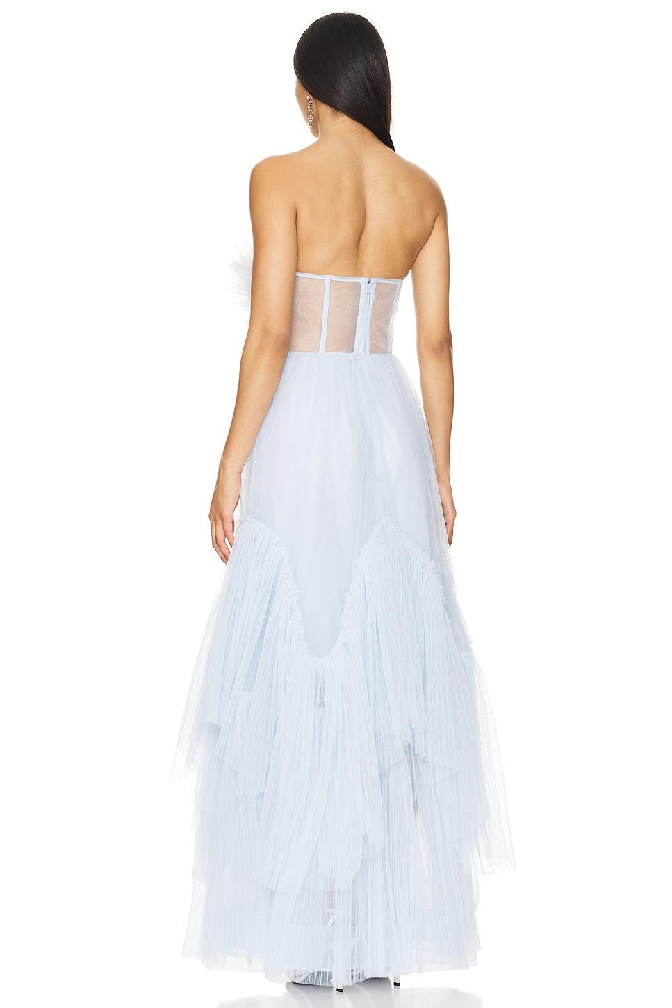 Long Corset Evening Dress BCBGMAXAZRIA Product Image