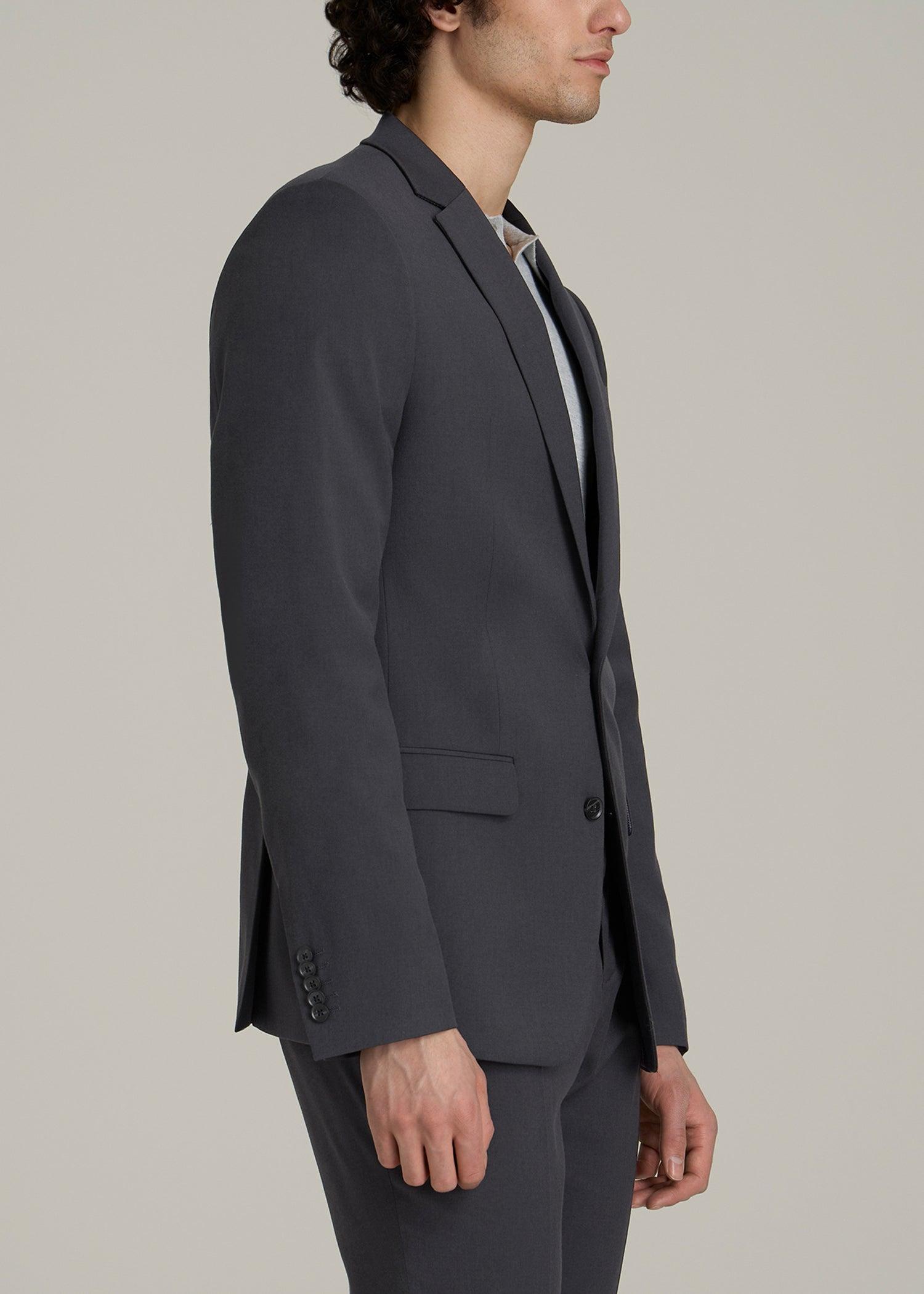 Suit Jacket for Tall Men in Mid Grey Product Image