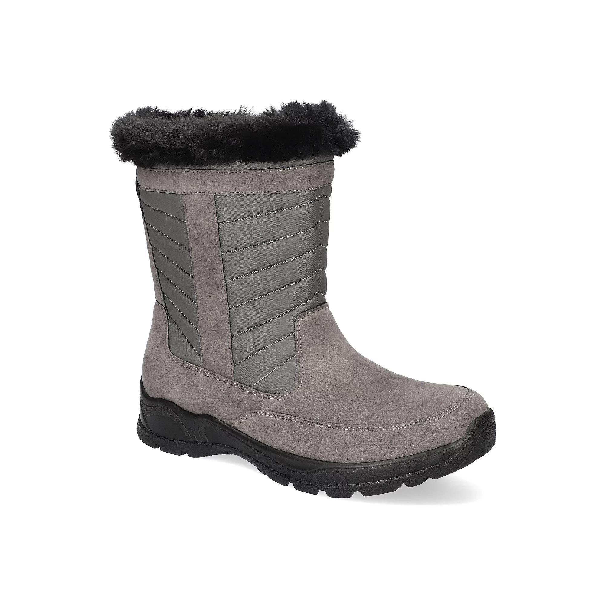 Easy Street Frazer Waterproof Women's Boots, Size: 7.5, Gray Suede Product Image