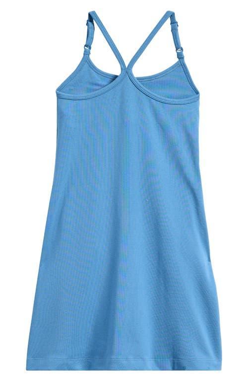 Nike Kids' Sportswear Stretch Racerback Dress in Aegean Storm/White at Nordstrom, Size Xl Product Image