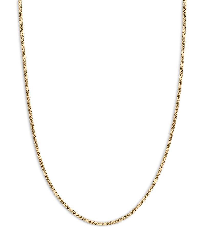 Womens Box Chain Necklace in 18K Rose Gold, 1.7MM Product Image