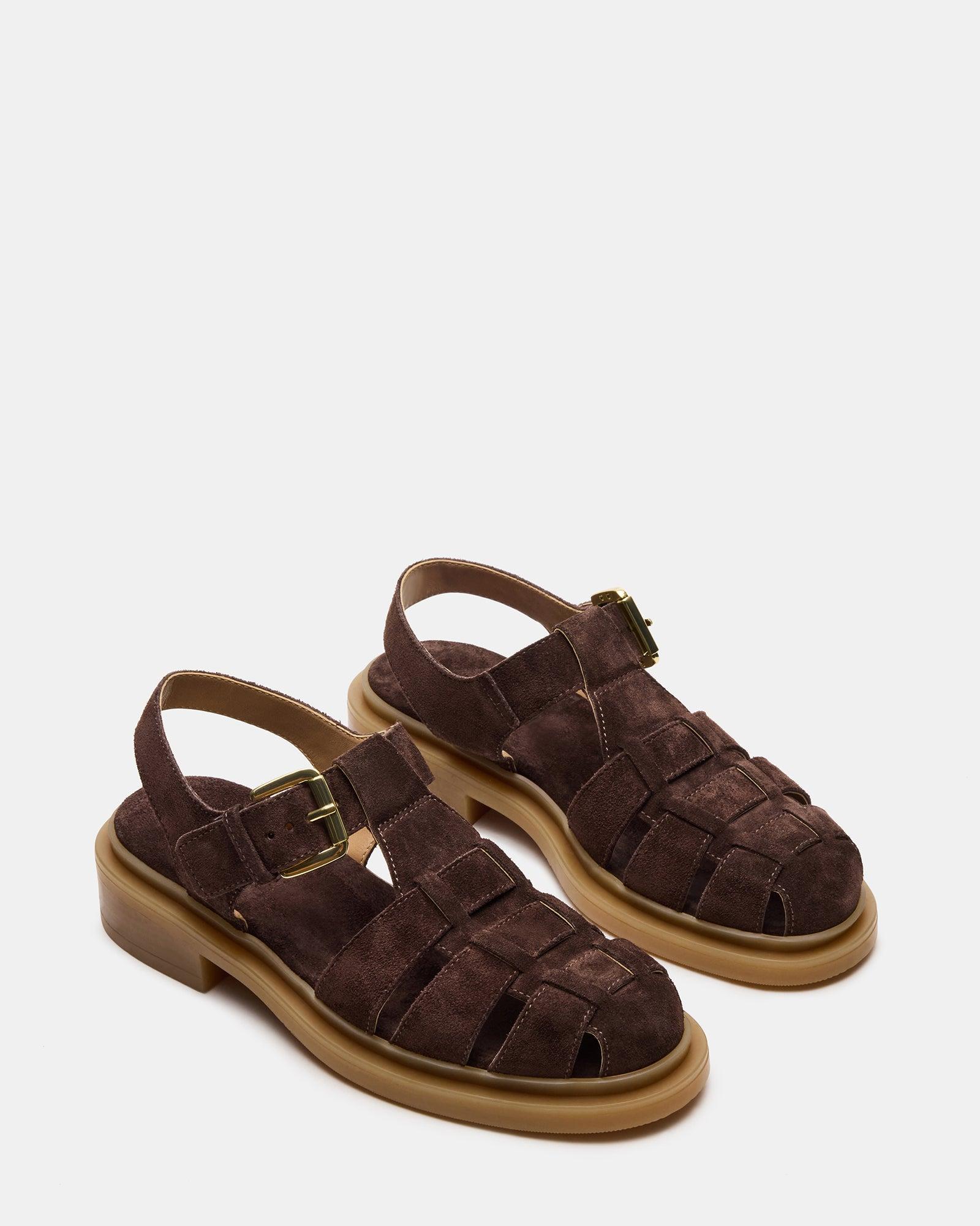 TOPE CHOCOLATE BROWN SUEDE Female Product Image