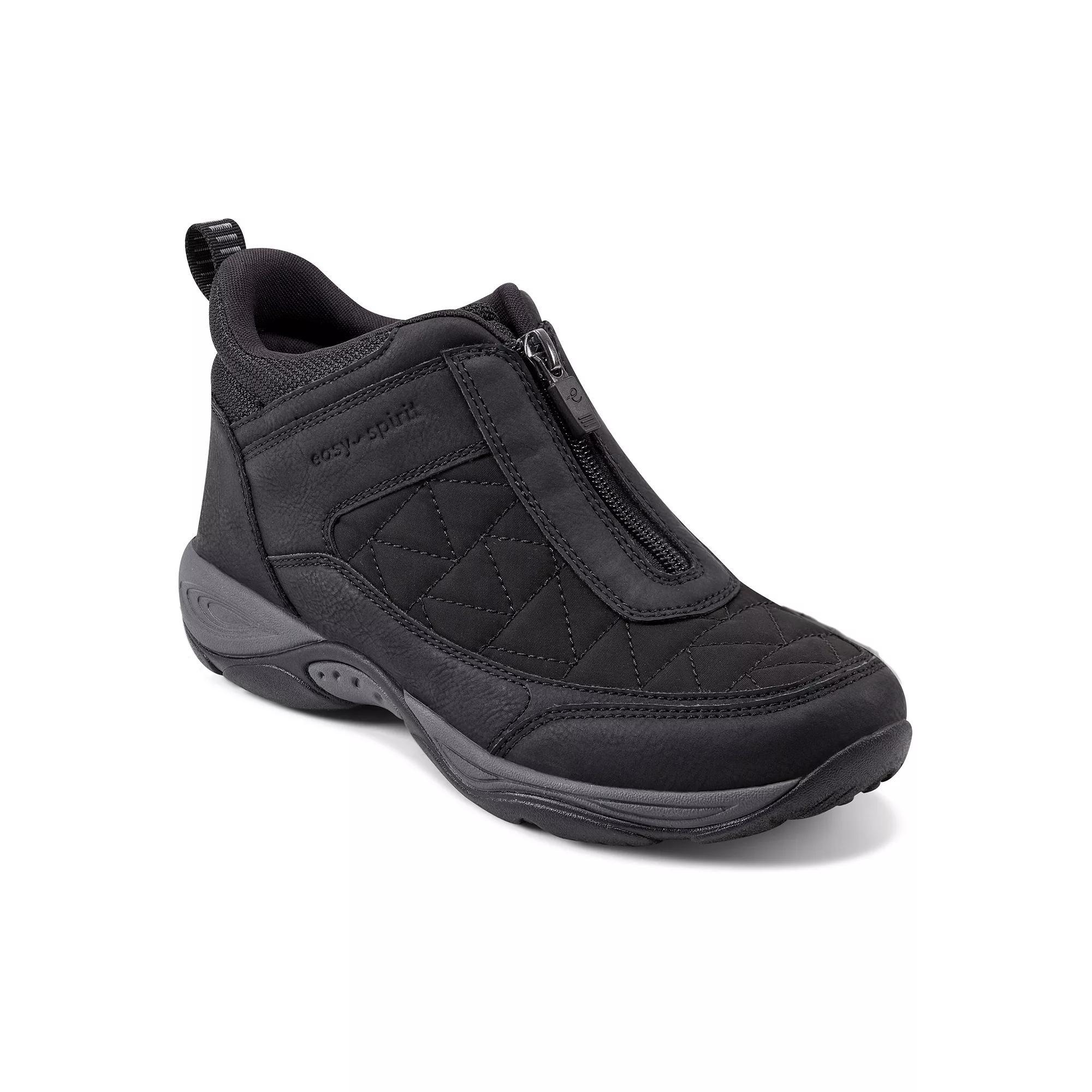 Easy Spirit Erling Water Resistant Women's Zip-Front Ankle Boots, Size: 8 Wide, Black Product Image