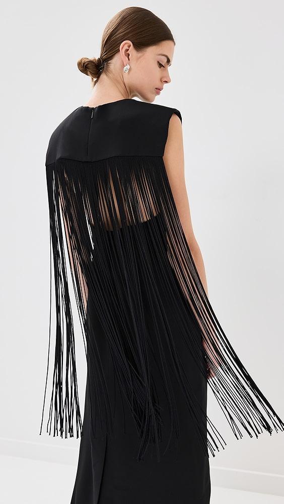 Tibi 4 Ply Silk Fringed Dress | Shopbop Product Image