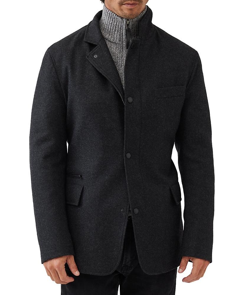 Mens Longbush Padded Wool-Blend Jacket Product Image