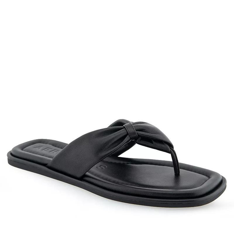 Aerosoles Bond Womens Leather Thong Sandals Product Image