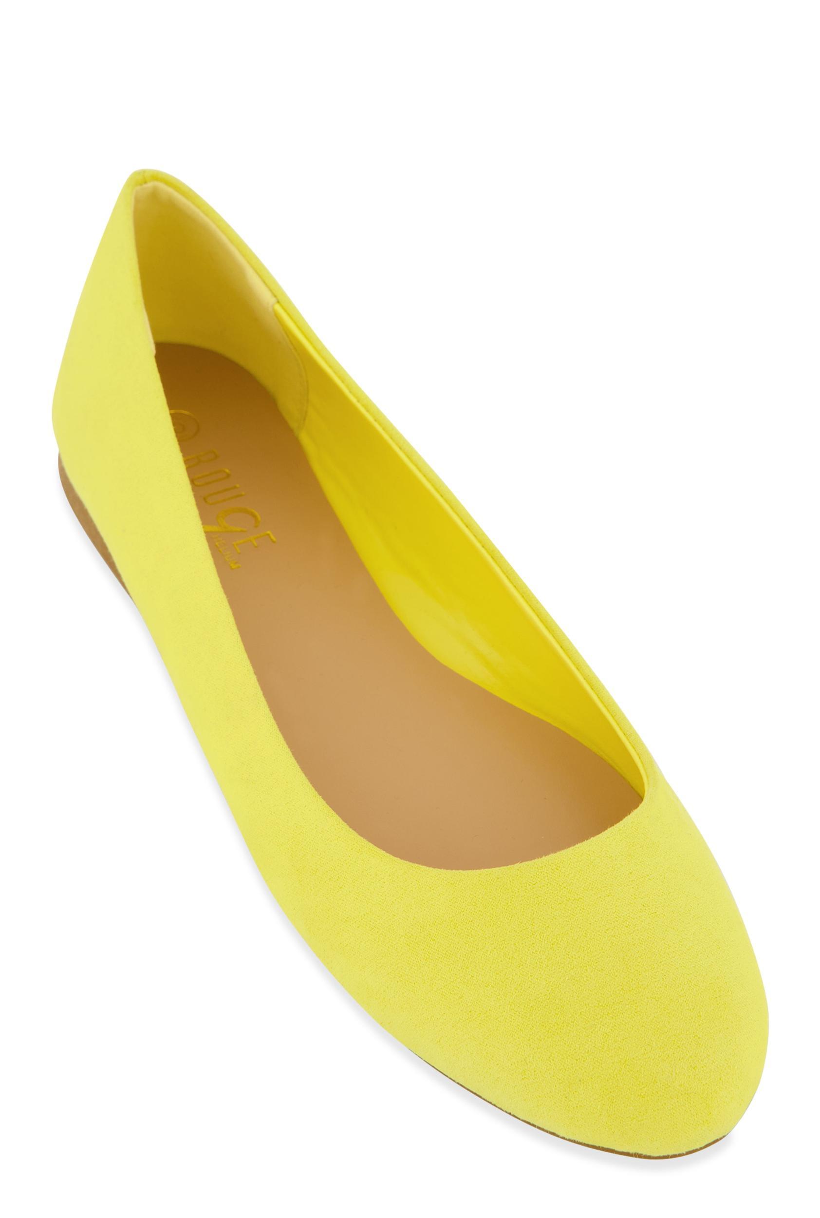 Womens Round Toe Ballet Flats Product Image