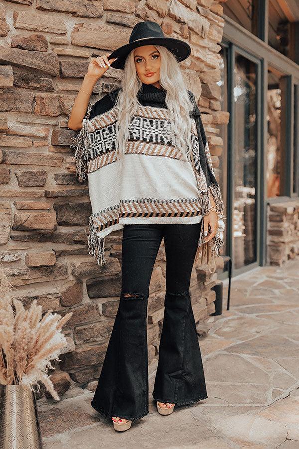 The Steele High Waist Flare In Black Product Image