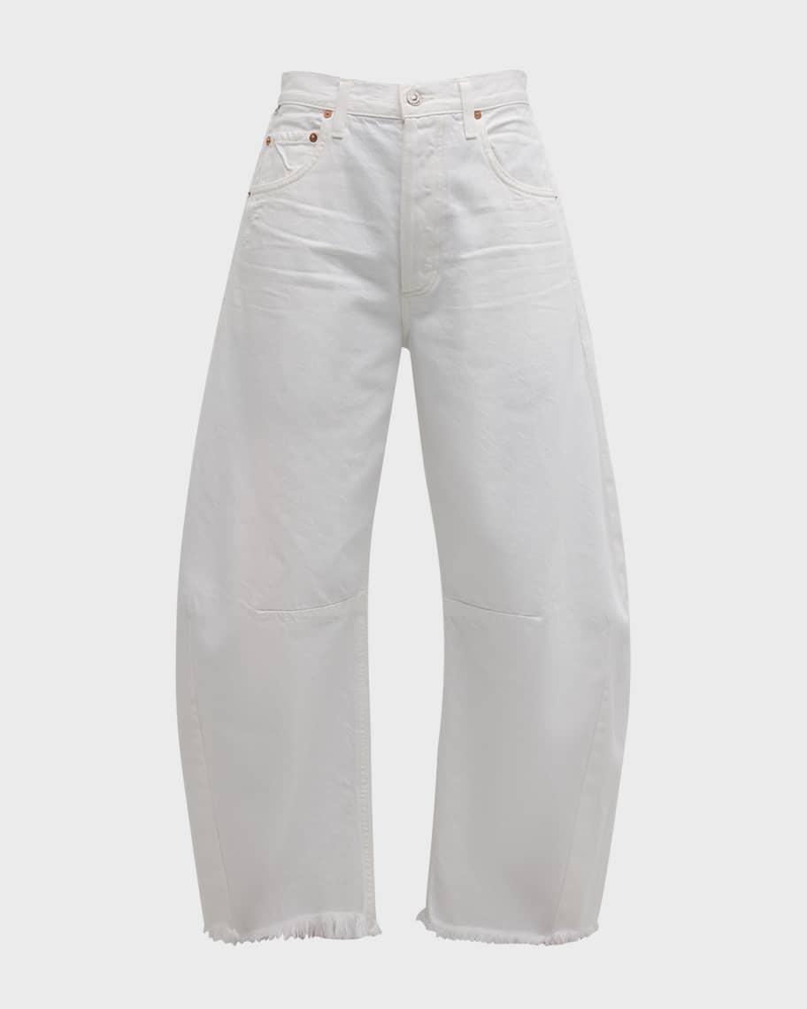 Womens Horseshoe Curved-Leg Jeans Product Image