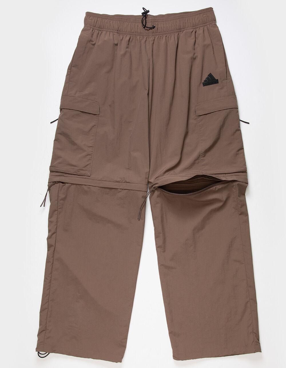 ADIDAS City Escape Mens Zip-Off Cargo Pants - BROWN Product Image