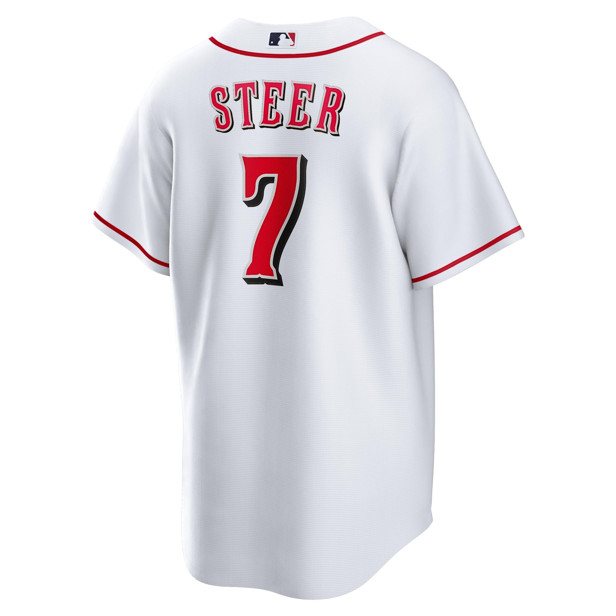 Spencer Steer Cincinnati Reds Nike Men's MLB Replica Jersey Product Image