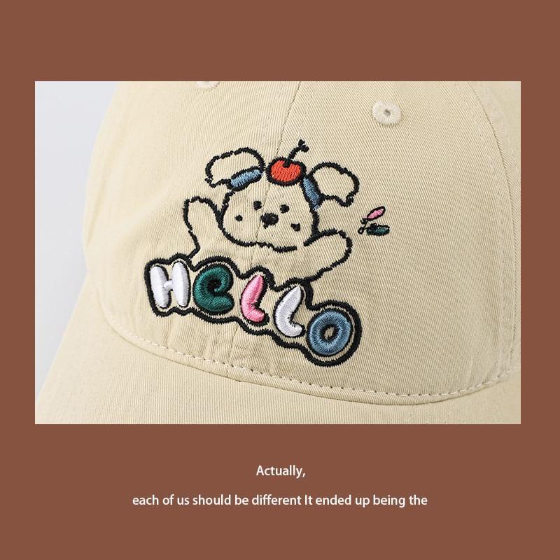 Cartoon Embroidered Baseball Cap Product Image