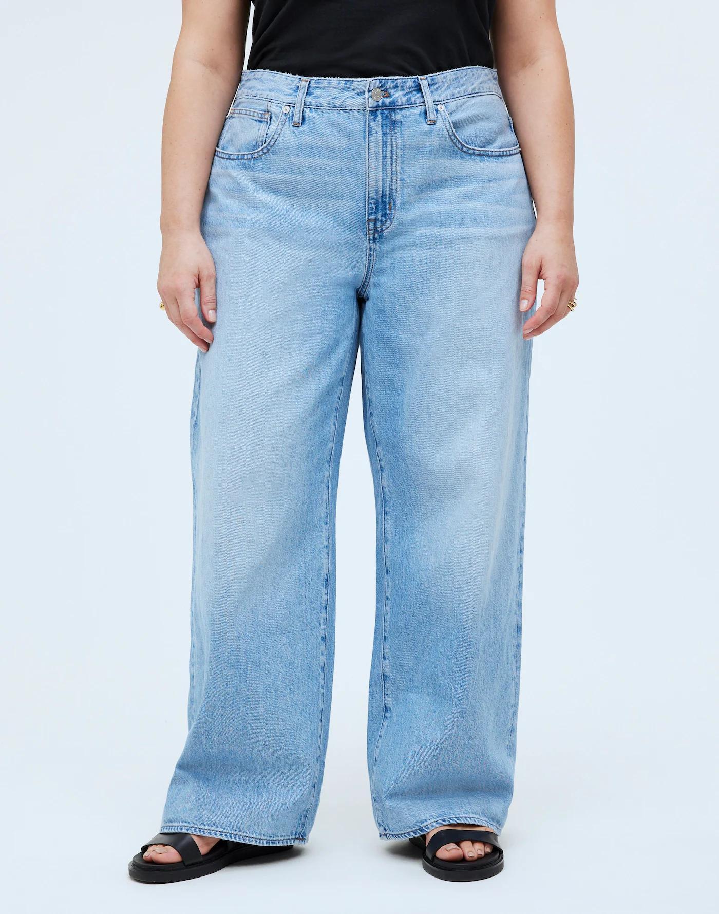 Plus Superwide-Leg Jeans in Ahern Wash: Airy Denim Edition Product Image