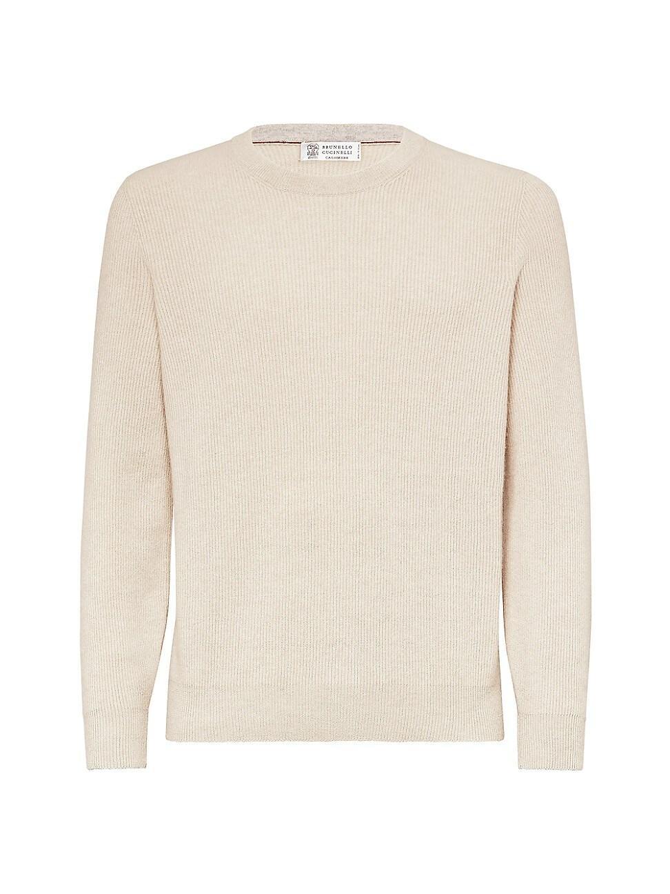 Mens Cashmere English Rib Sweater Product Image