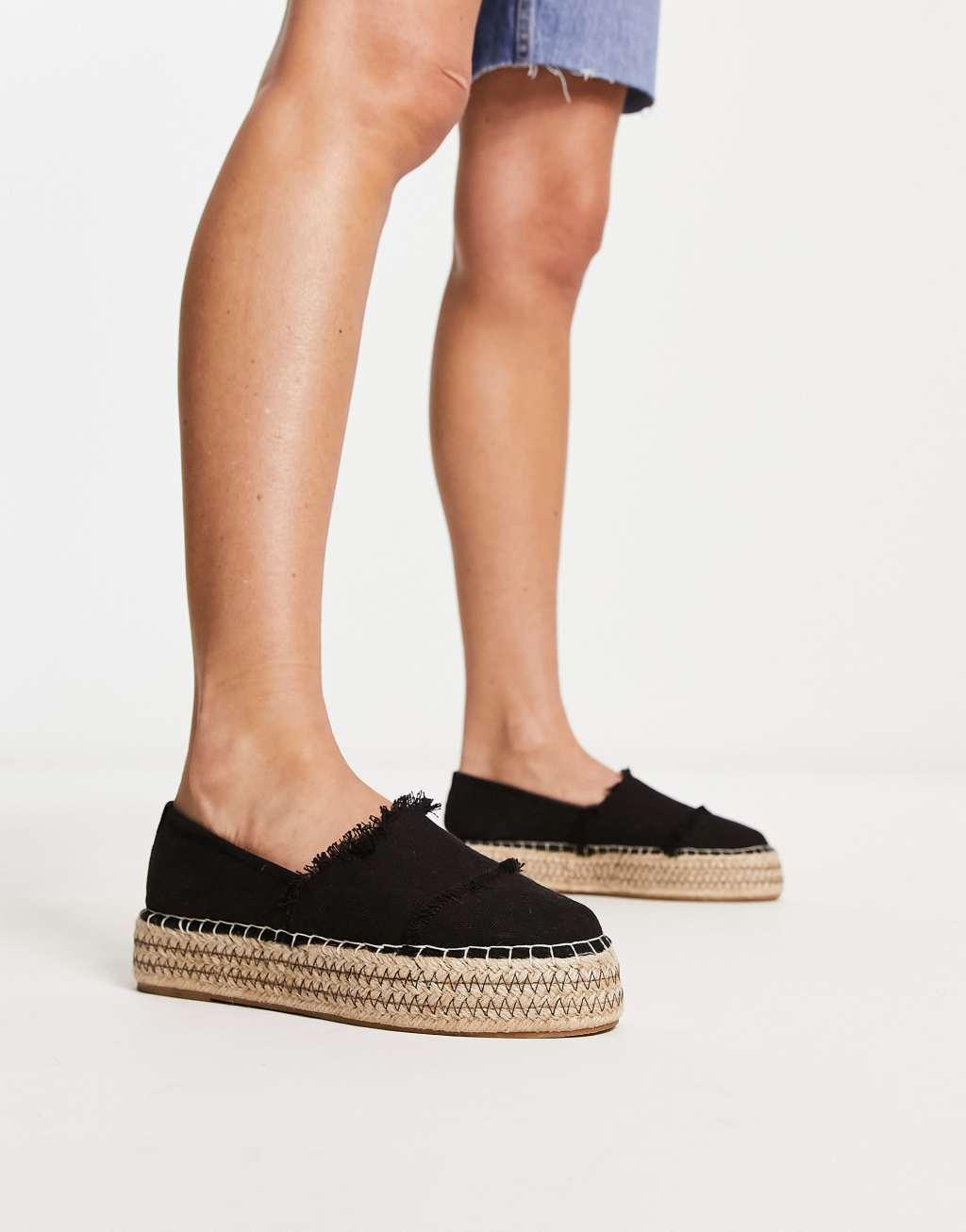 South Beach frayed espadrille Product Image