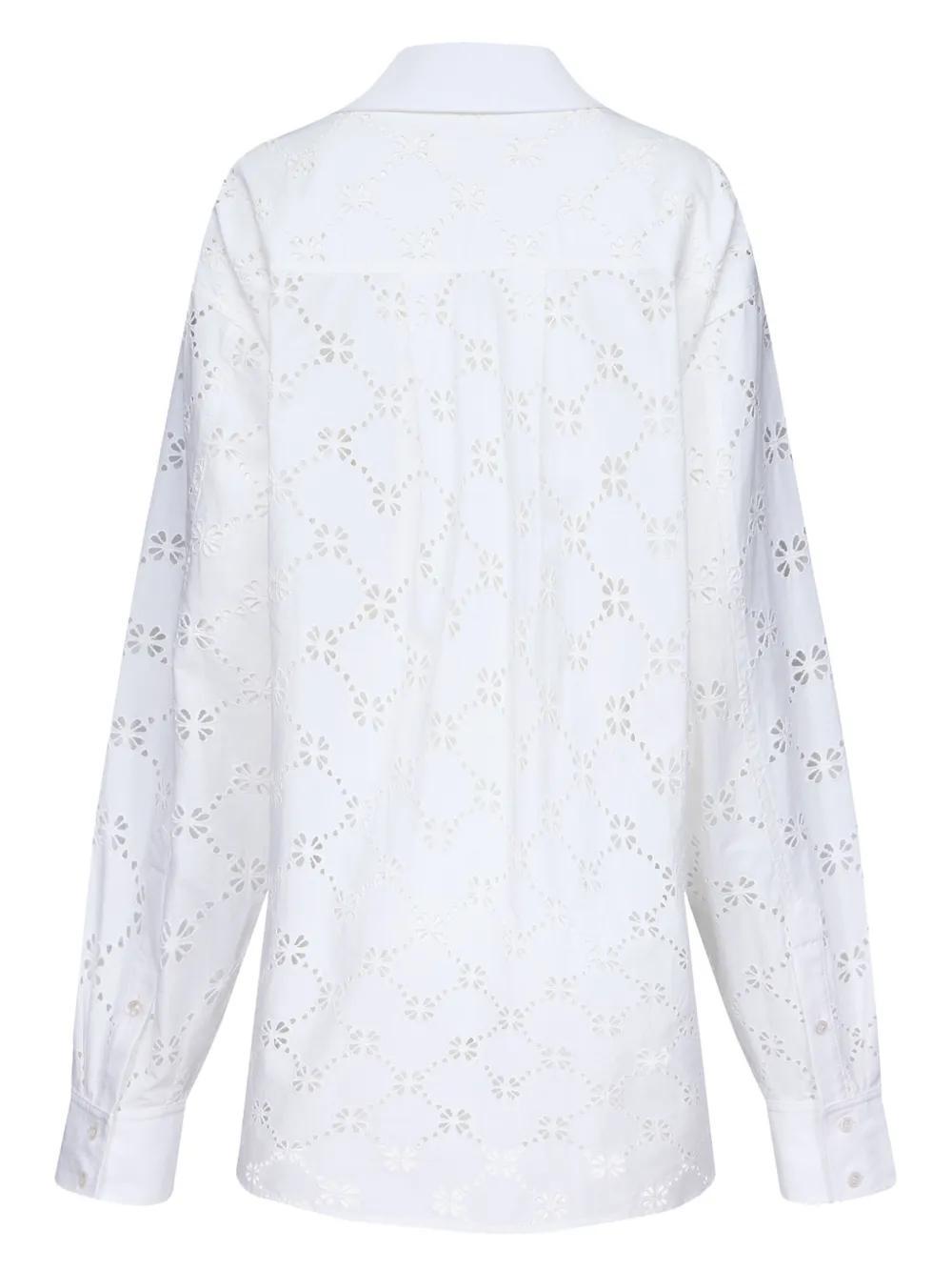 broderie anglaise shirt dress Product Image