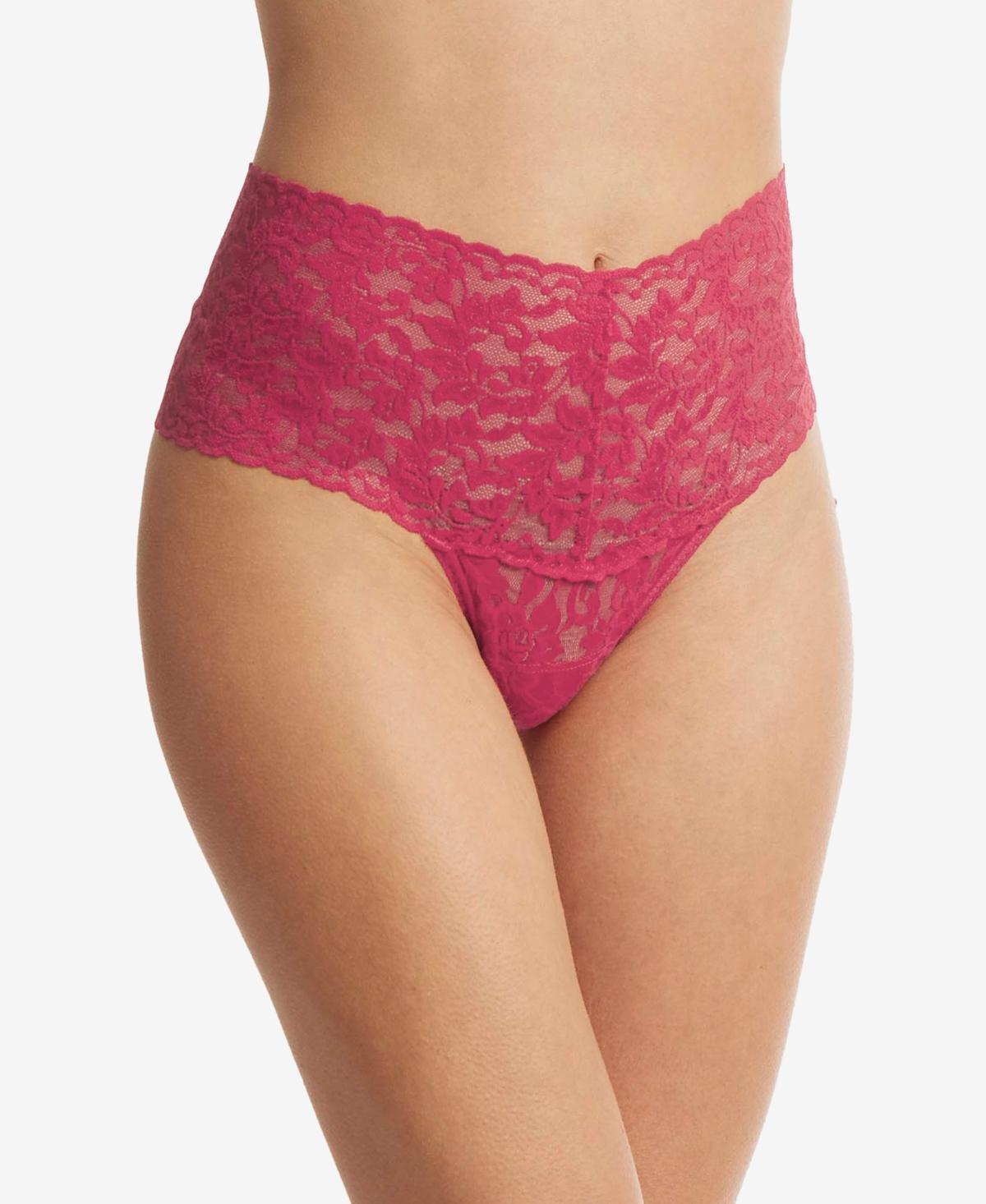 Retro Signature Lace Thong Product Image