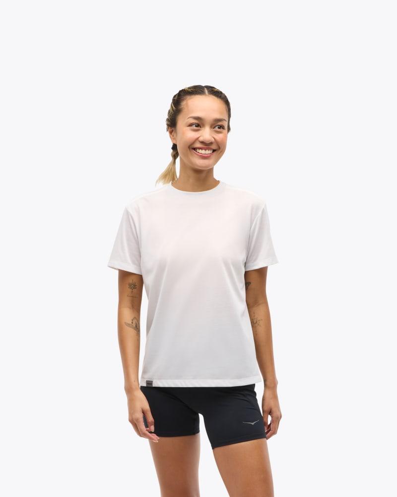 HOKA Womens GlideTech Short Sleeve Shirt Product Image
