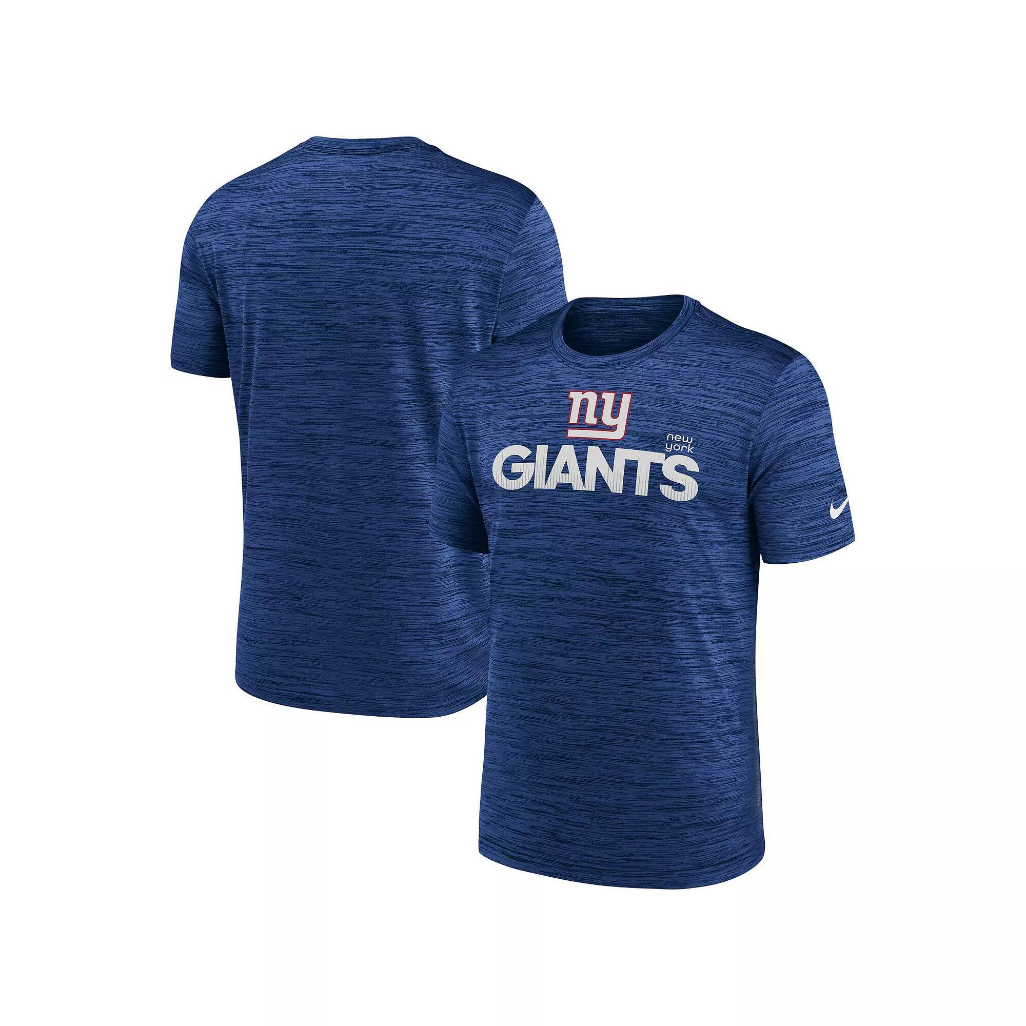 Men's Nike Royal New York Giants Blitz Velocity Modern Performance T-Shirt, Size: Large, Blue Product Image