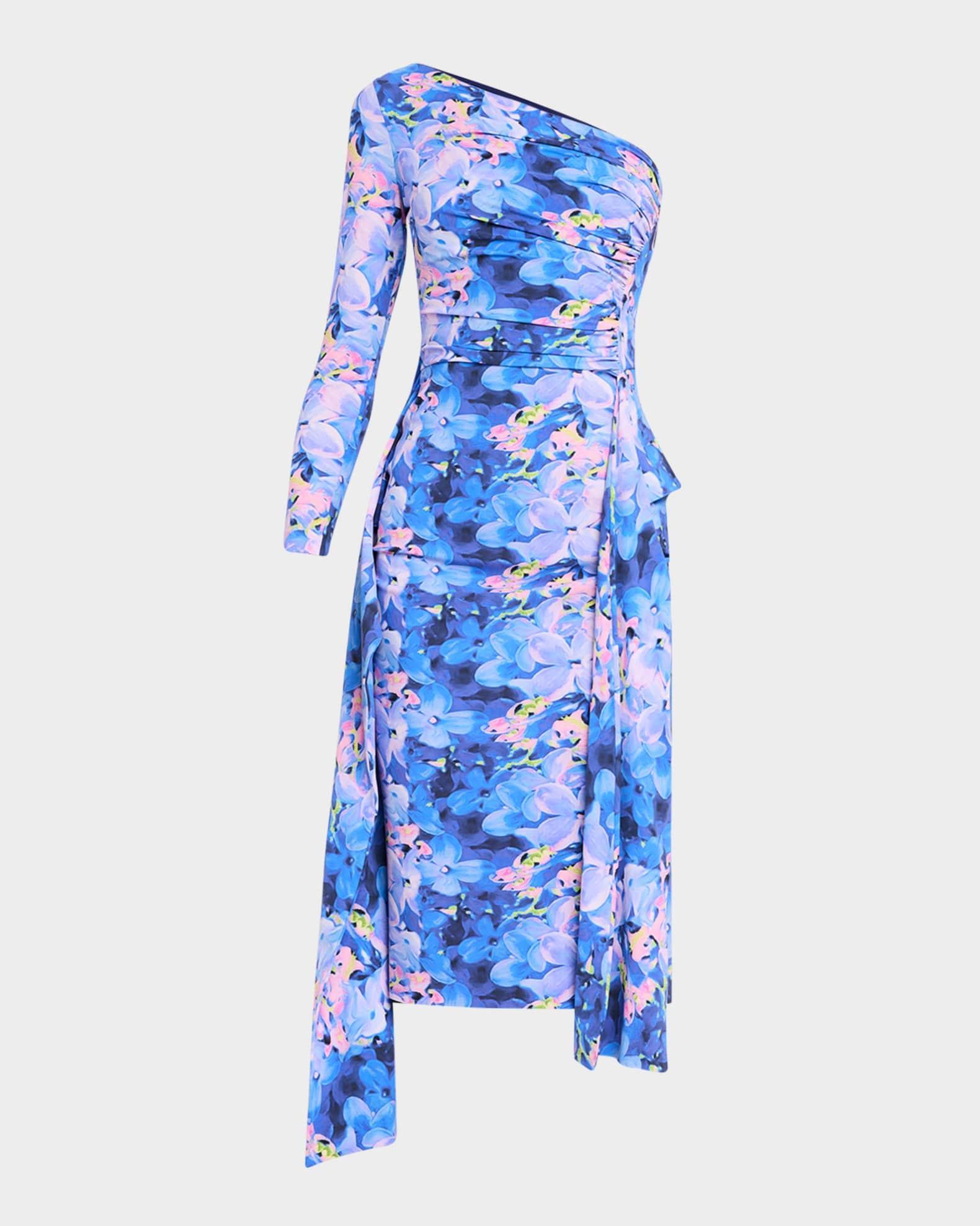 Visa Draped One-Shoulder Dress Product Image
