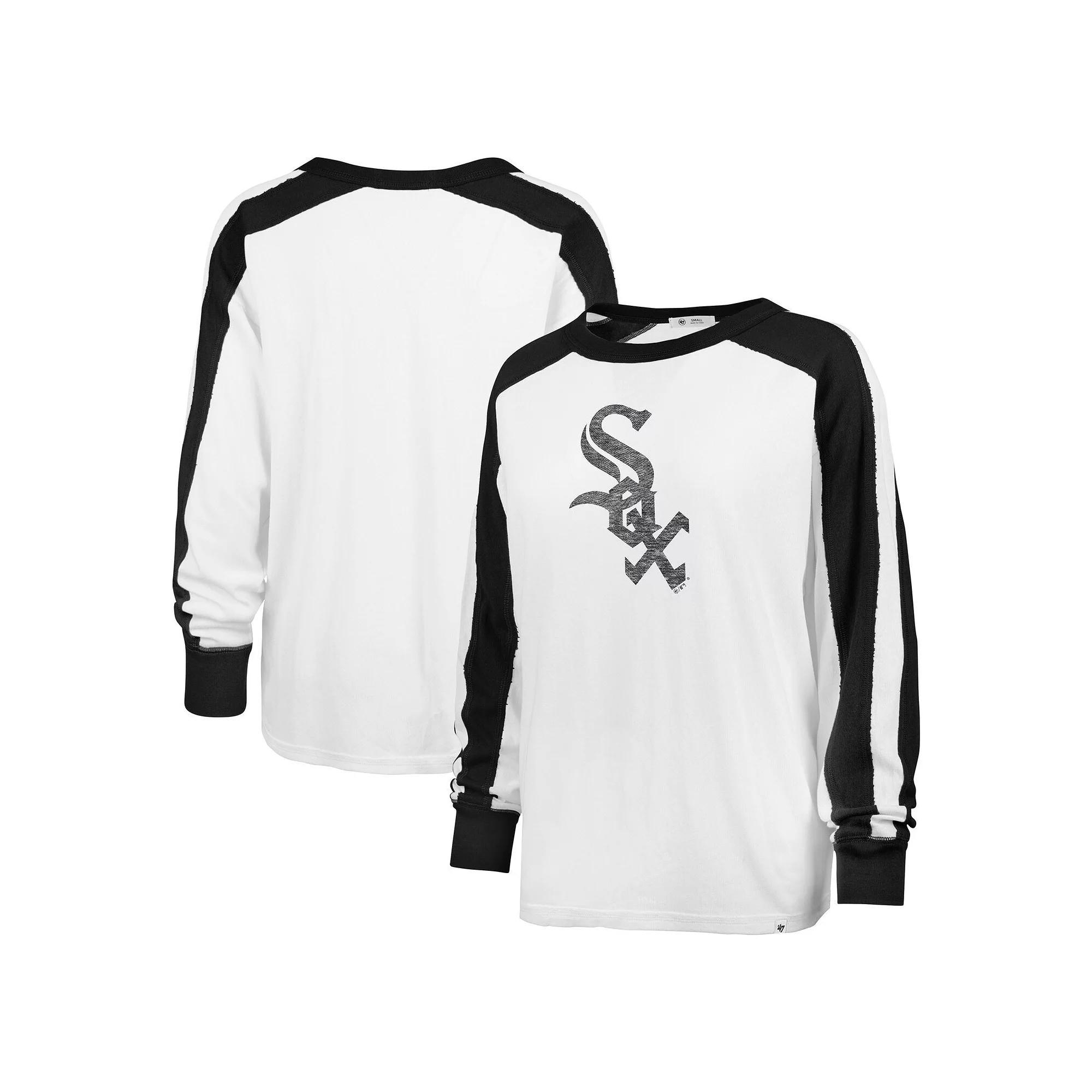 Women's '47 White Chicago White Sox Premier Caribou Long Sleeve T-Shirt, Size: Large Product Image