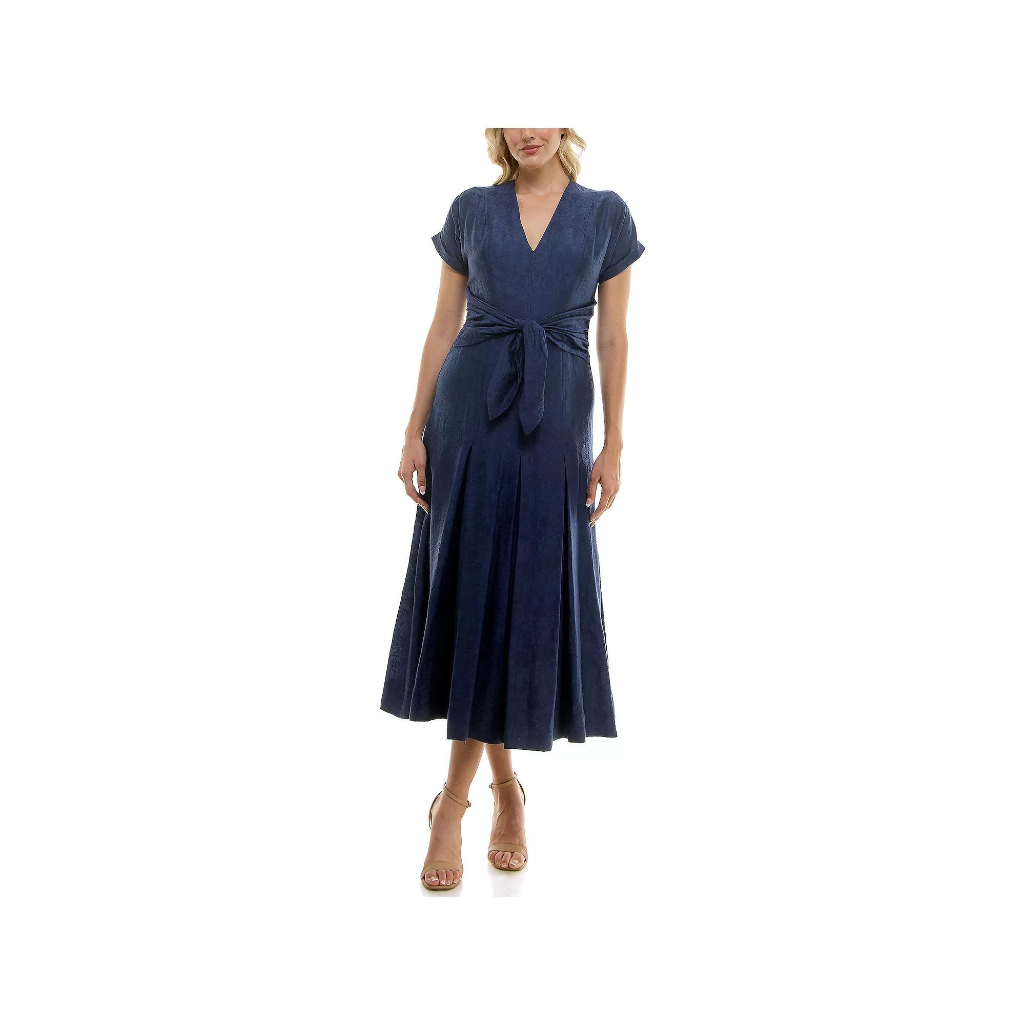 Women's Taylor Extended Shoulder Maxi Dress, Size: 10, Blue Product Image