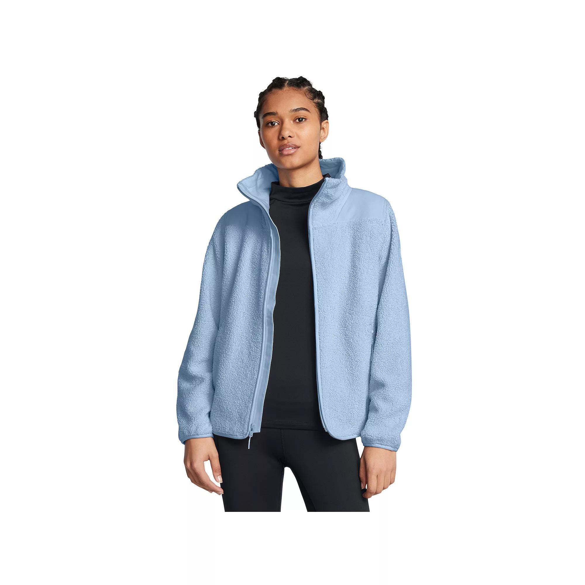 Women's Under Armour Mission Jacket, Size: Small, Nimbus Blue Product Image