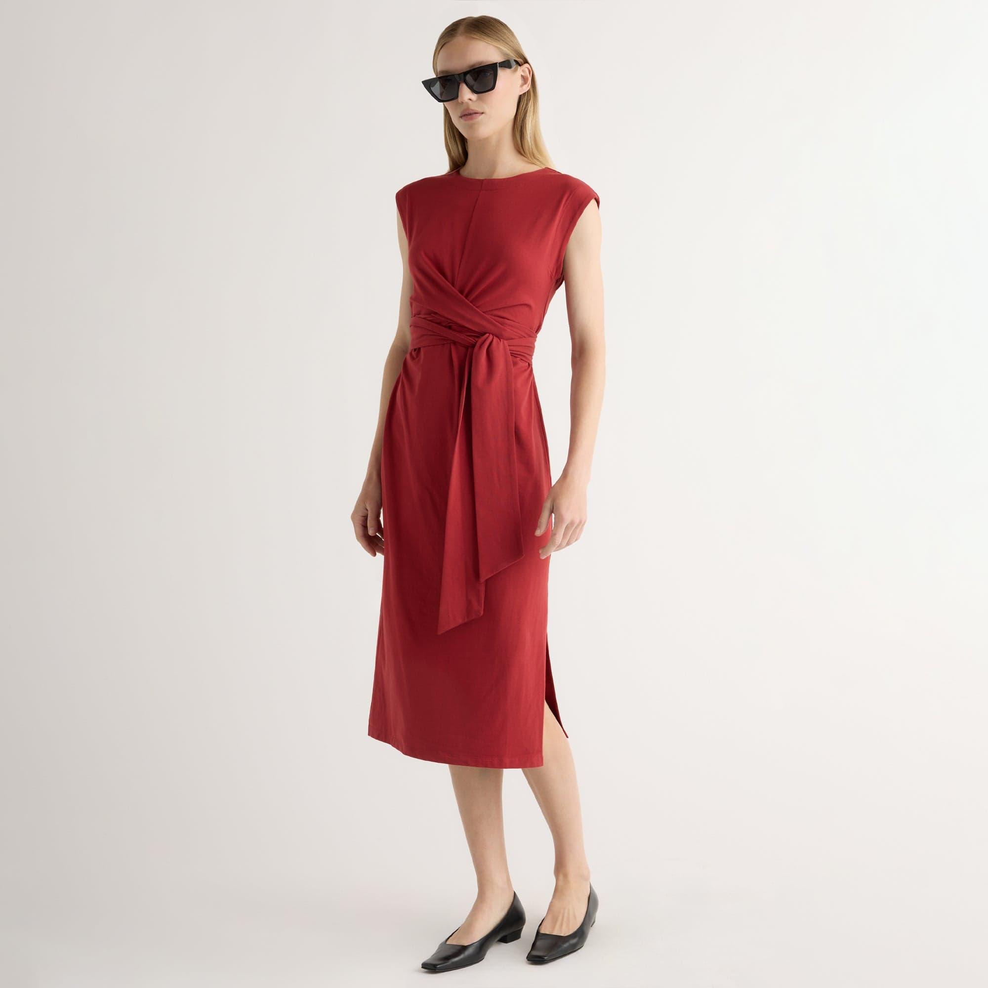 Fei Tie-Front Organic Cotton Dress Product Image