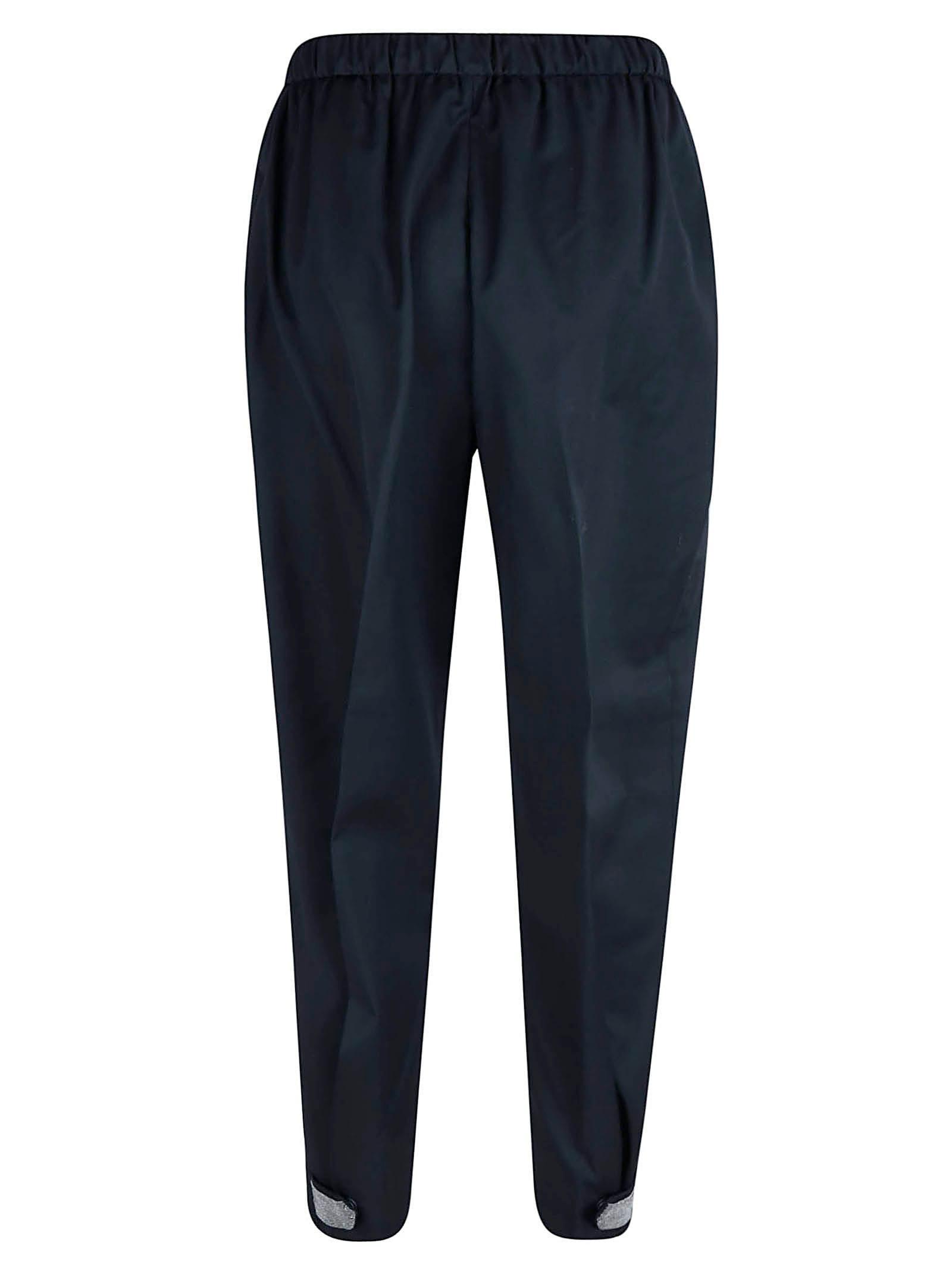 FABIANA FILIPPI Drawstring Trousers In Black Product Image