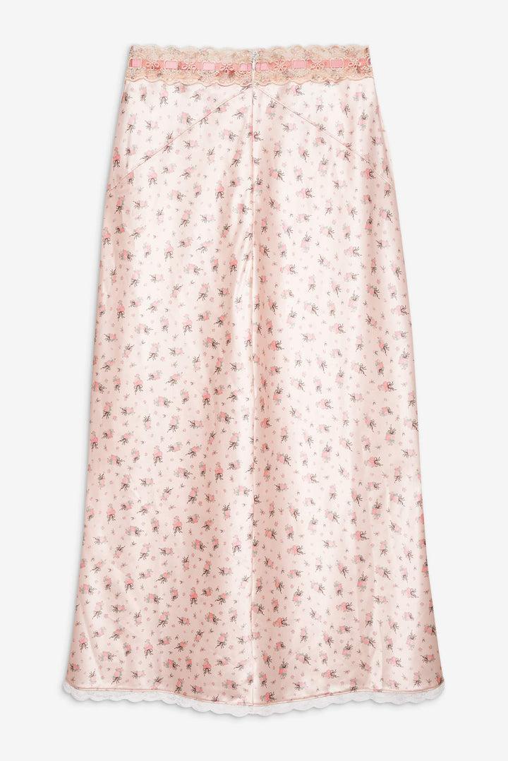 Peaches & Cream Midi Skirt — Peach Product Image