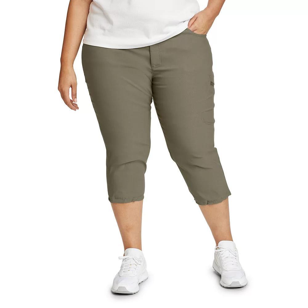 Plus Size Eddie Bauer Rainier Capris, Womens Product Image