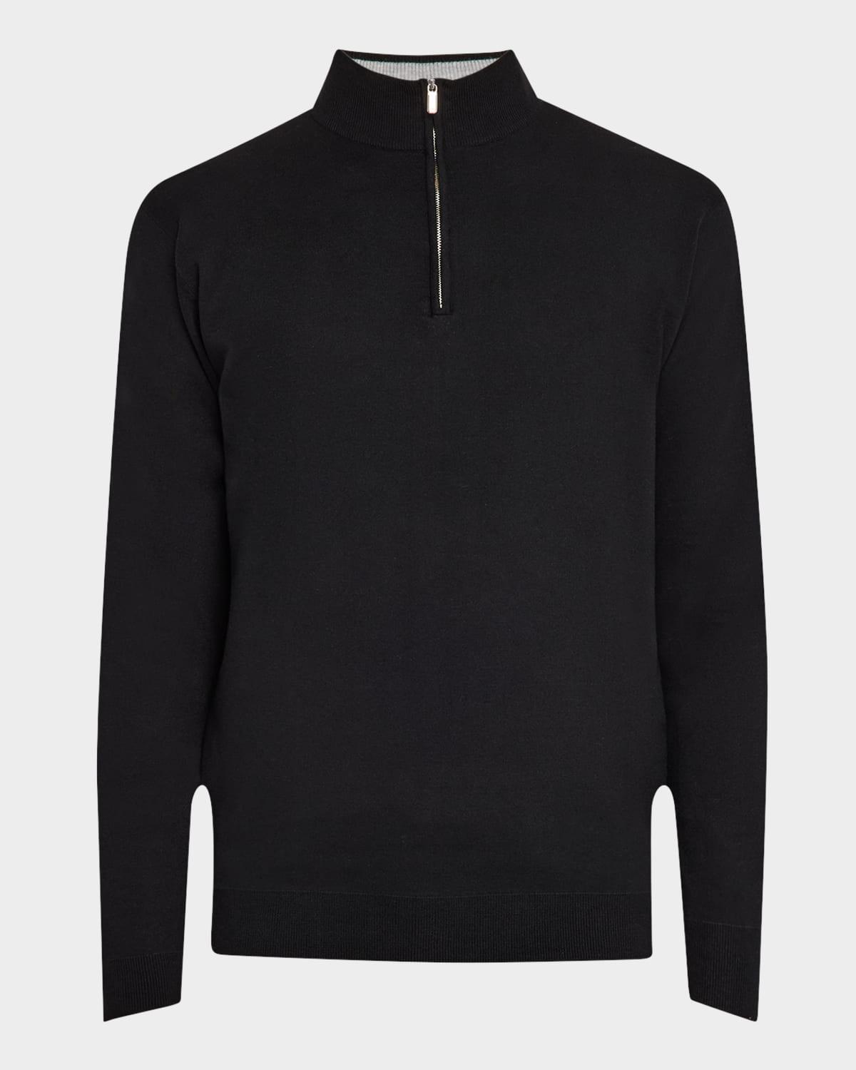 Mens Coolspun Quarter-Zip Sweater Product Image