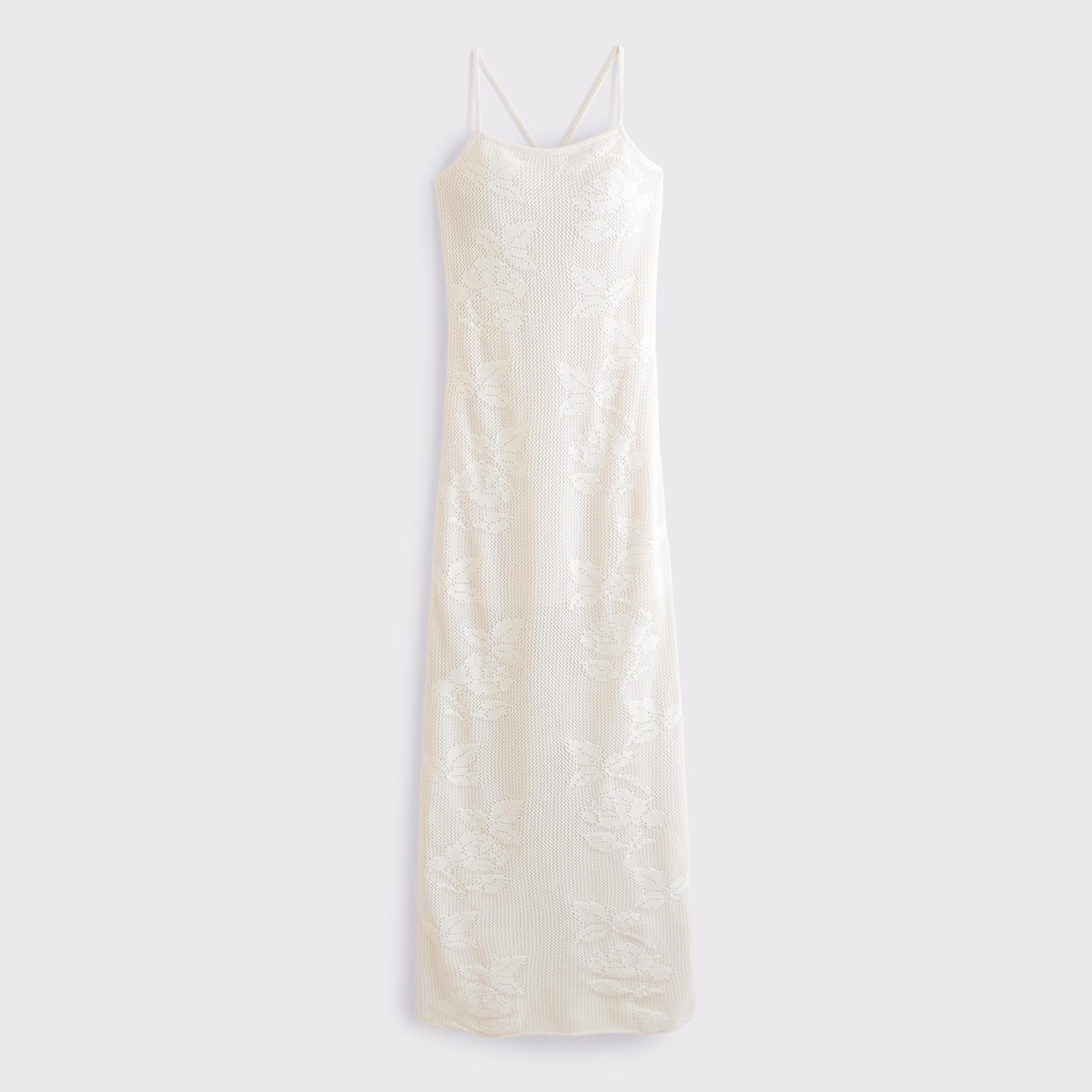 Crochet-Style Maxi Dress Product Image