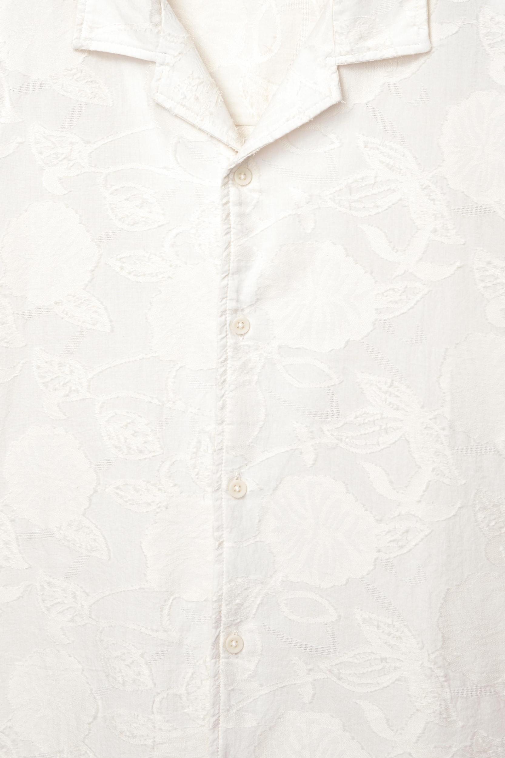 Floral jacquard shirt Product Image