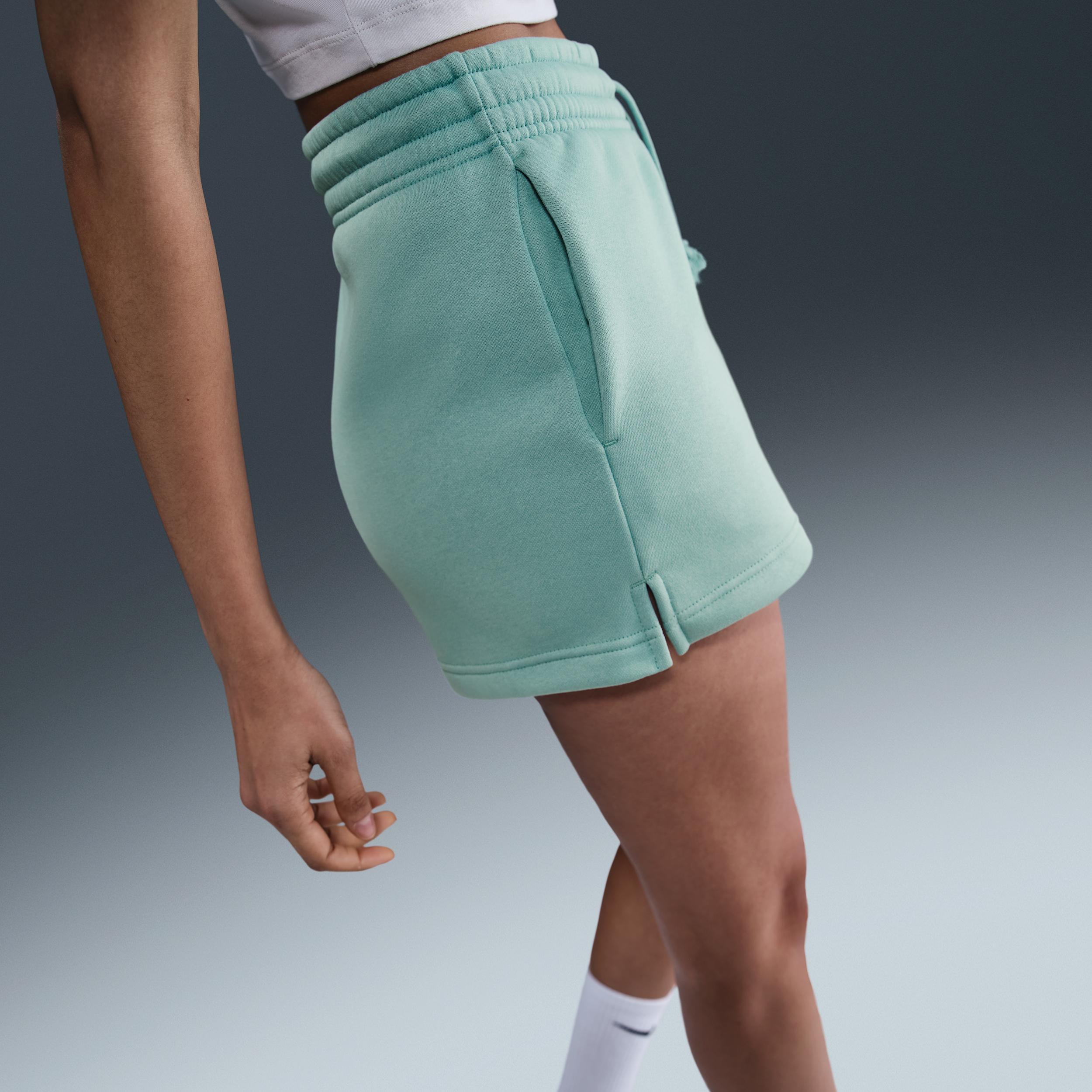 Women's Nike Sportswear Phoenix Fleece Mid-Rise 4" Shorts Product Image