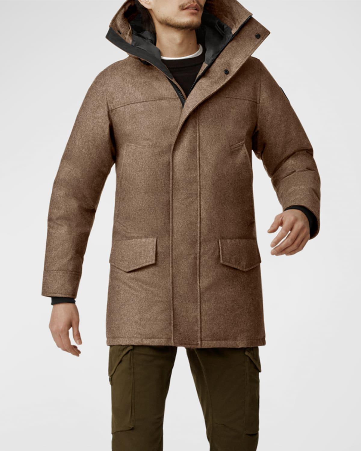 Canada Goose Langford Hooded Wool Blend Down Parka Product Image