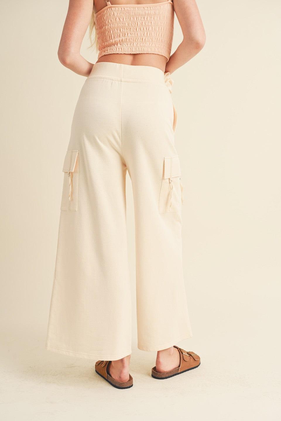 Wide Leg Cargo Pants Product Image