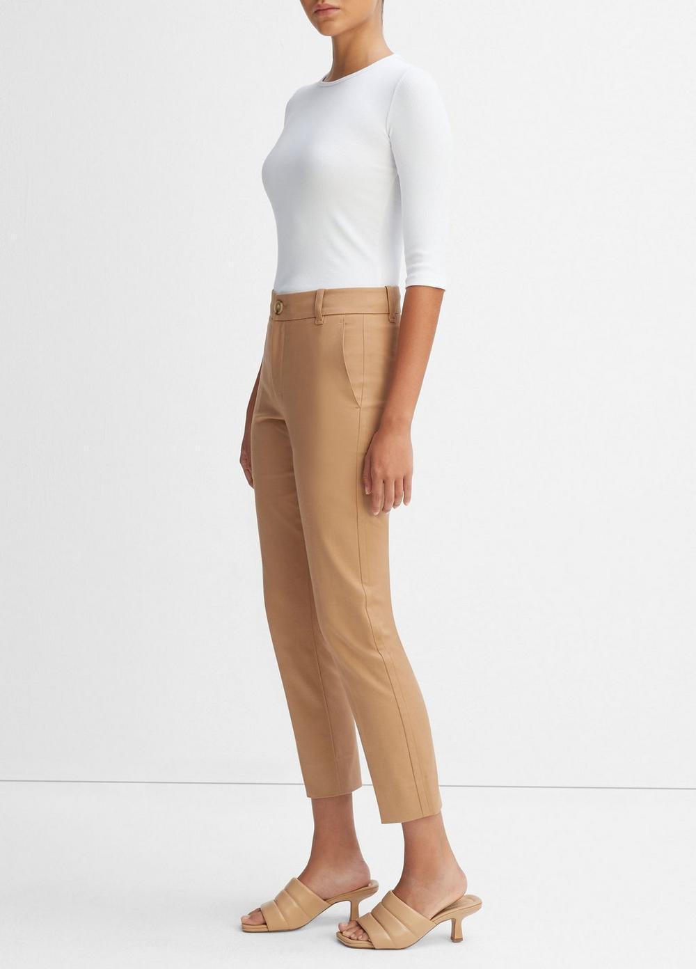Womens Cigarette Trouser, Almond, Size 0 Vince Product Image