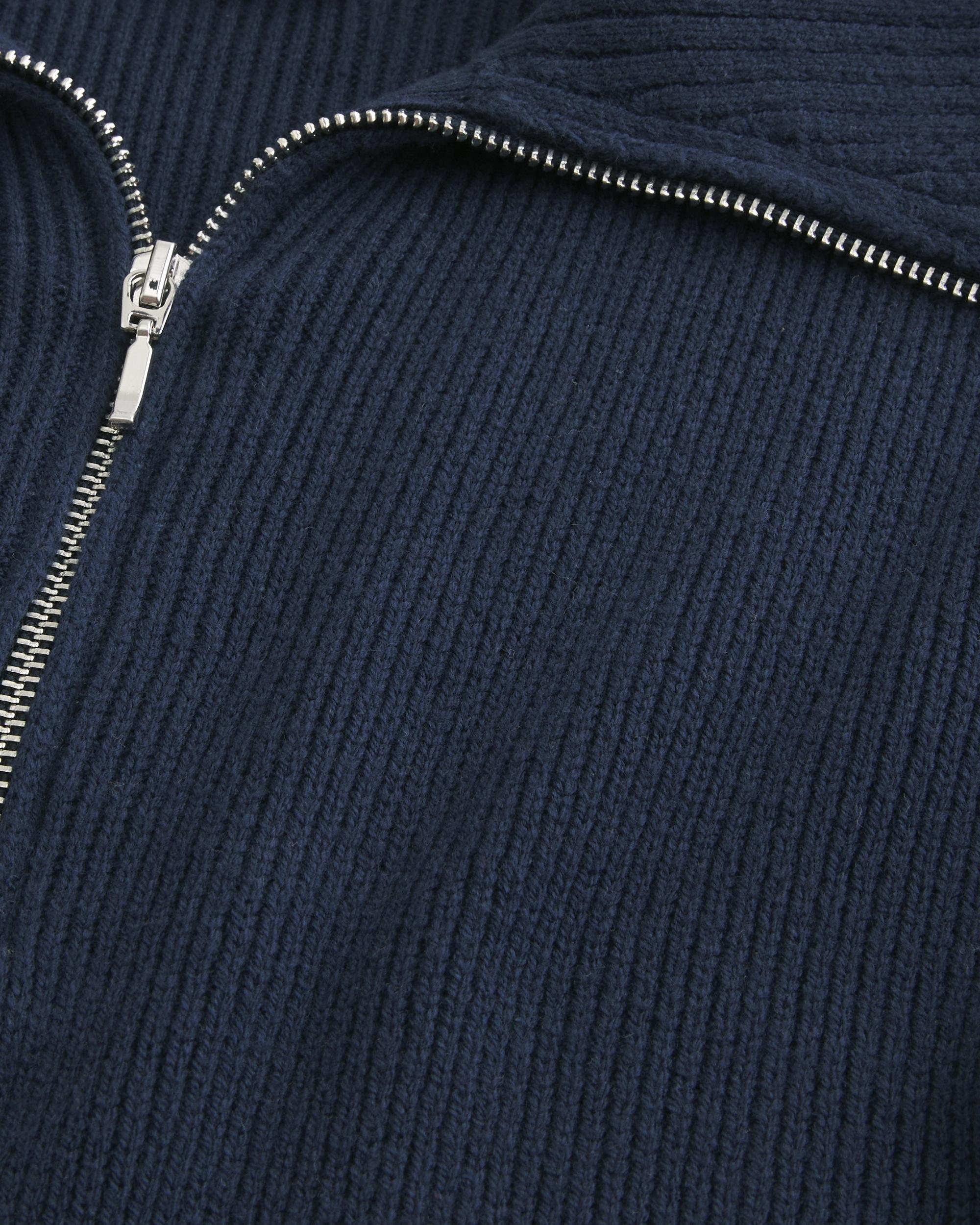 Oversized Half-Zip Sweater Product Image