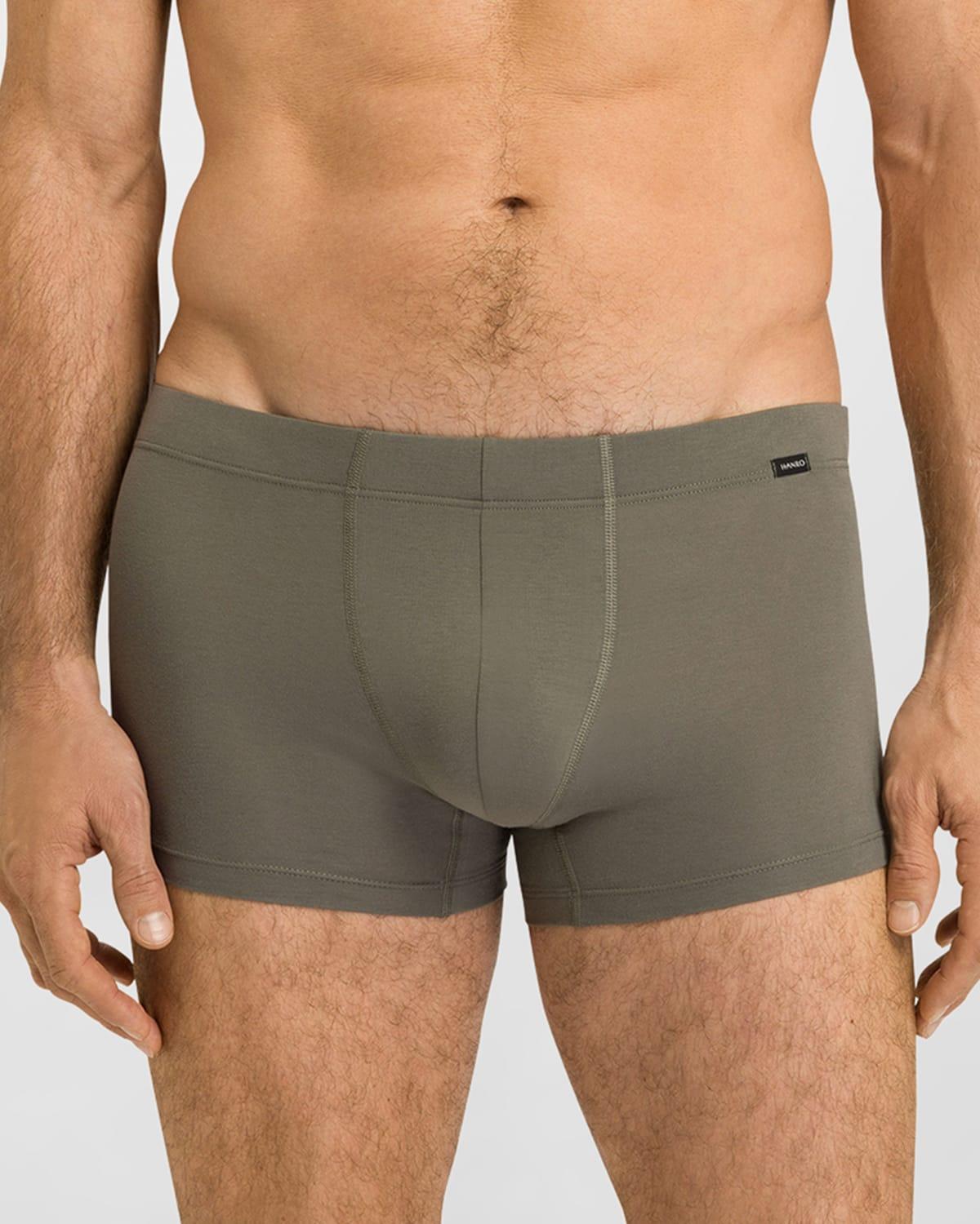 Hanro Cotton Essentials Covered Waistband Boxer Briefs, Pack of 2 Product Image