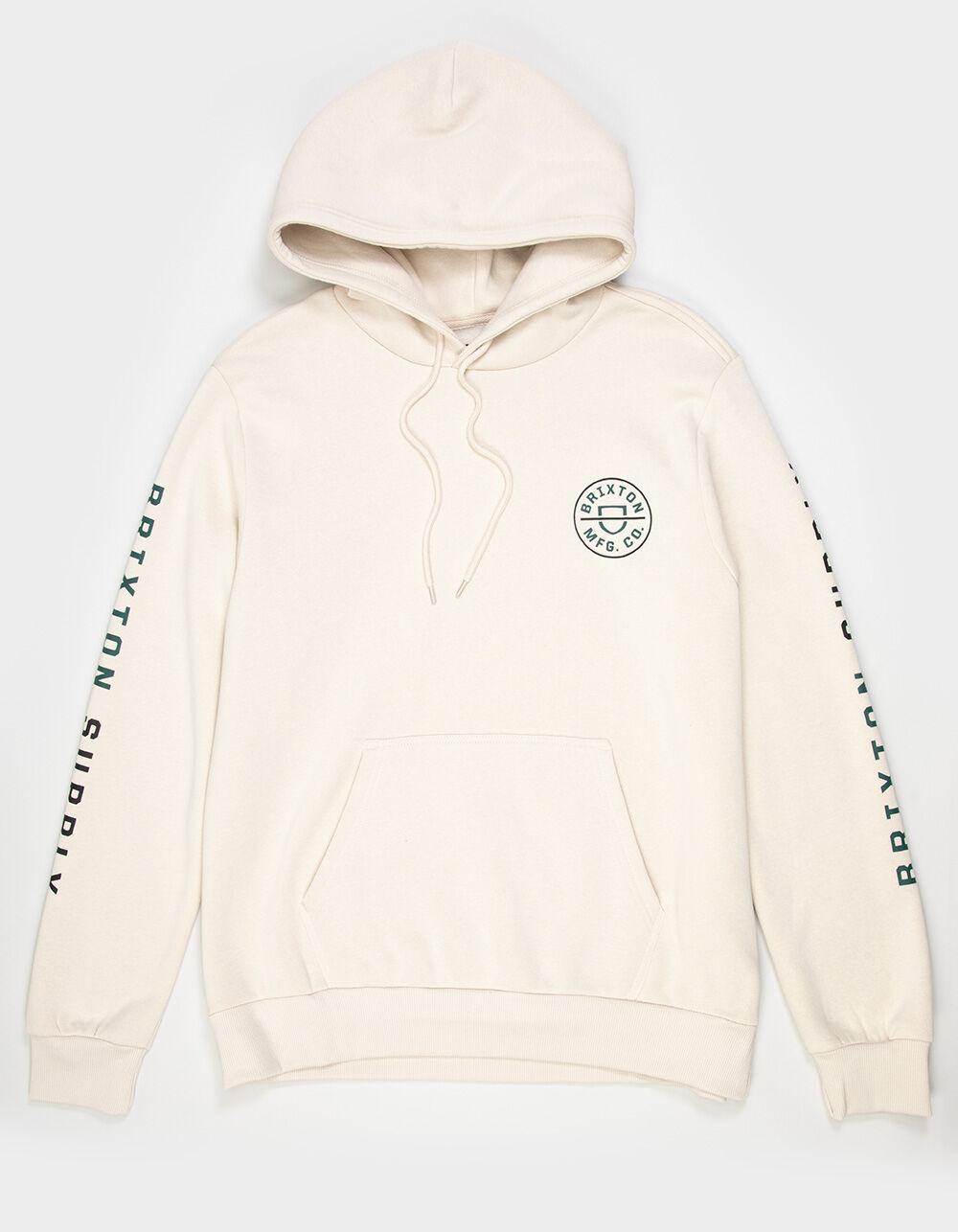 BRIXTON Crest Mens Hoodie - BLK/KHAKI Product Image
